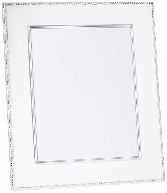 Reed and Barton Lyndon 8x10" Beaded Picture Frame