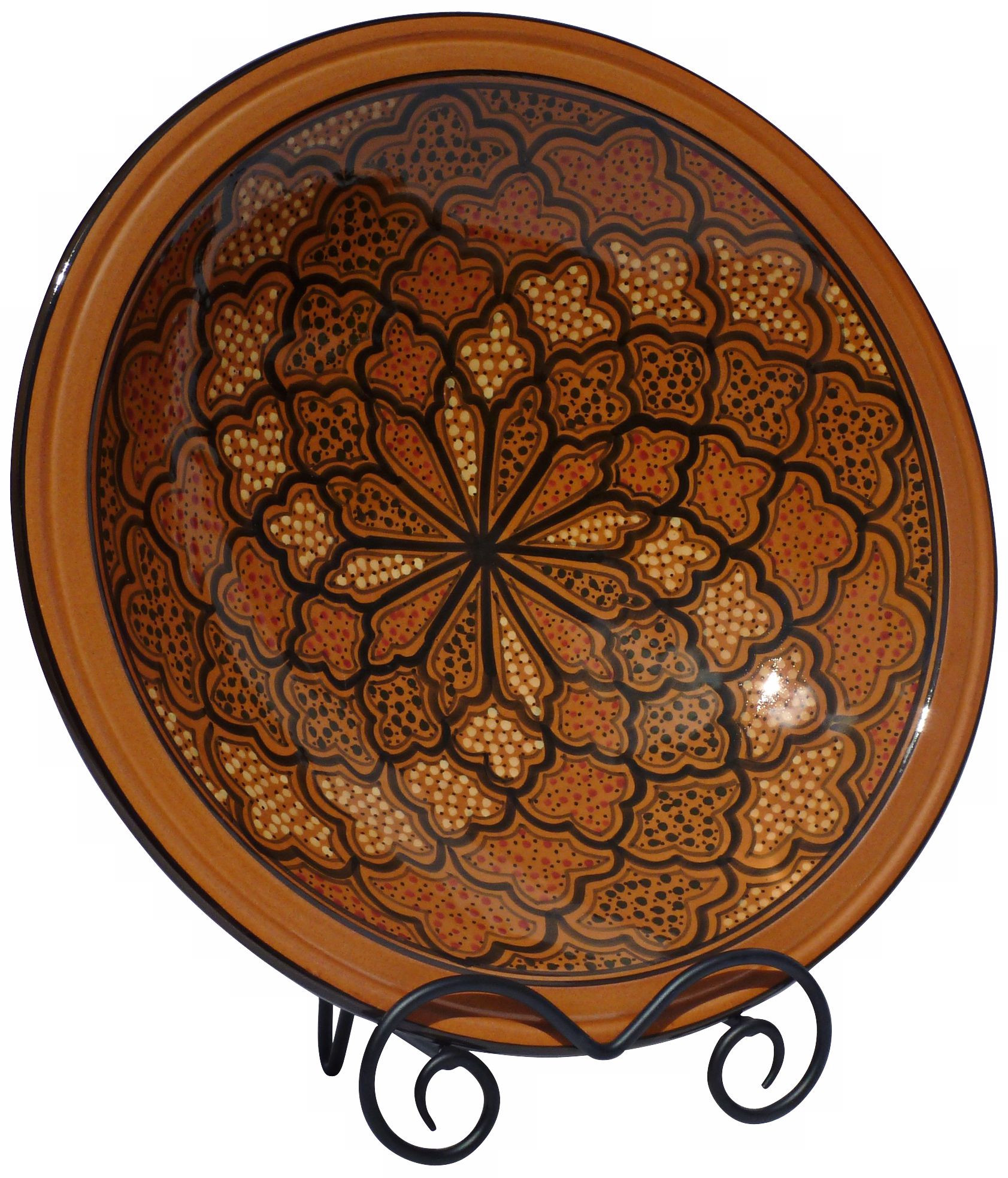 Le Souk Ceramique Honey Design Large Serve Bowl