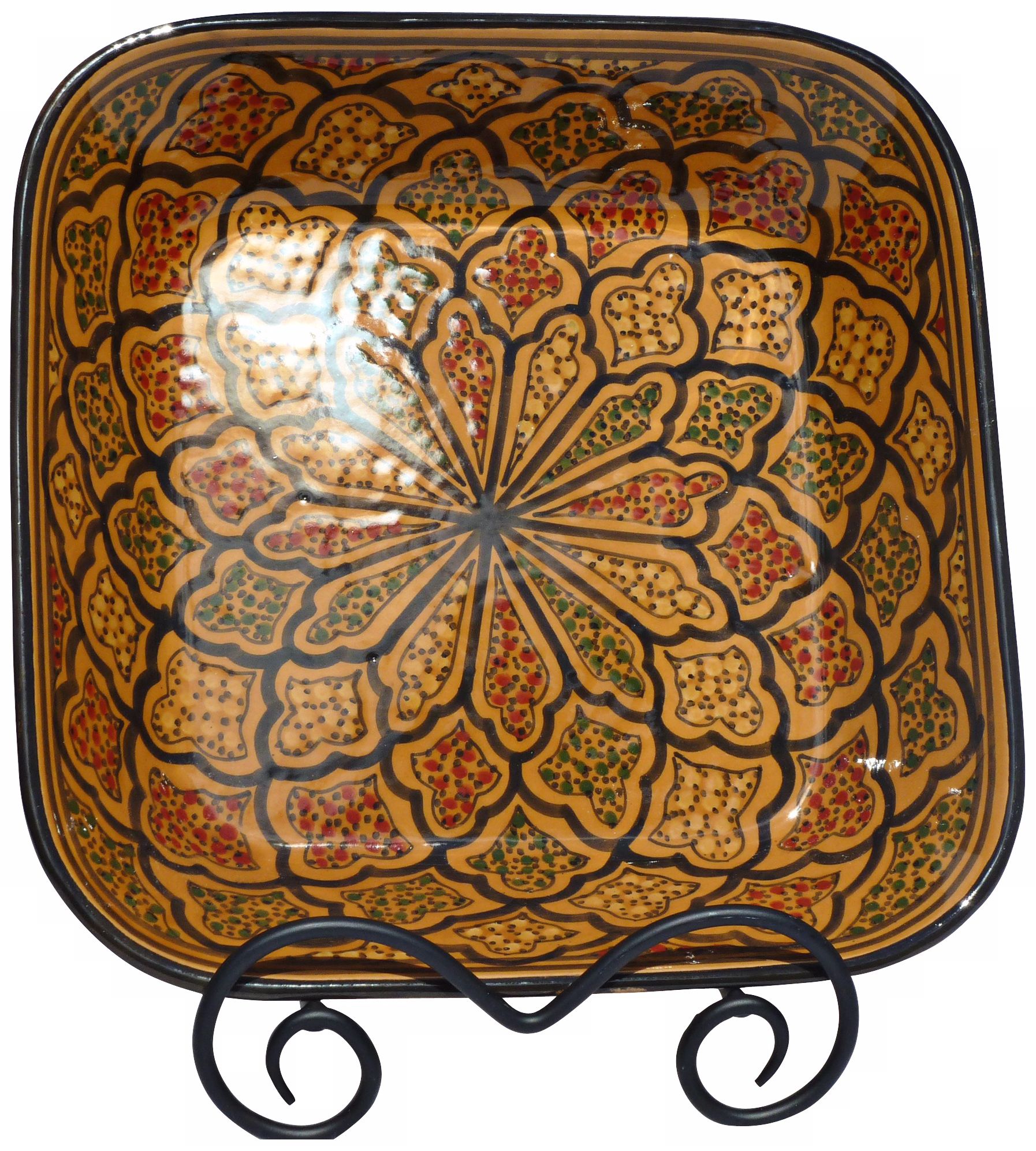 Le Souk Ceramique Honey Design Square Serving Bowl