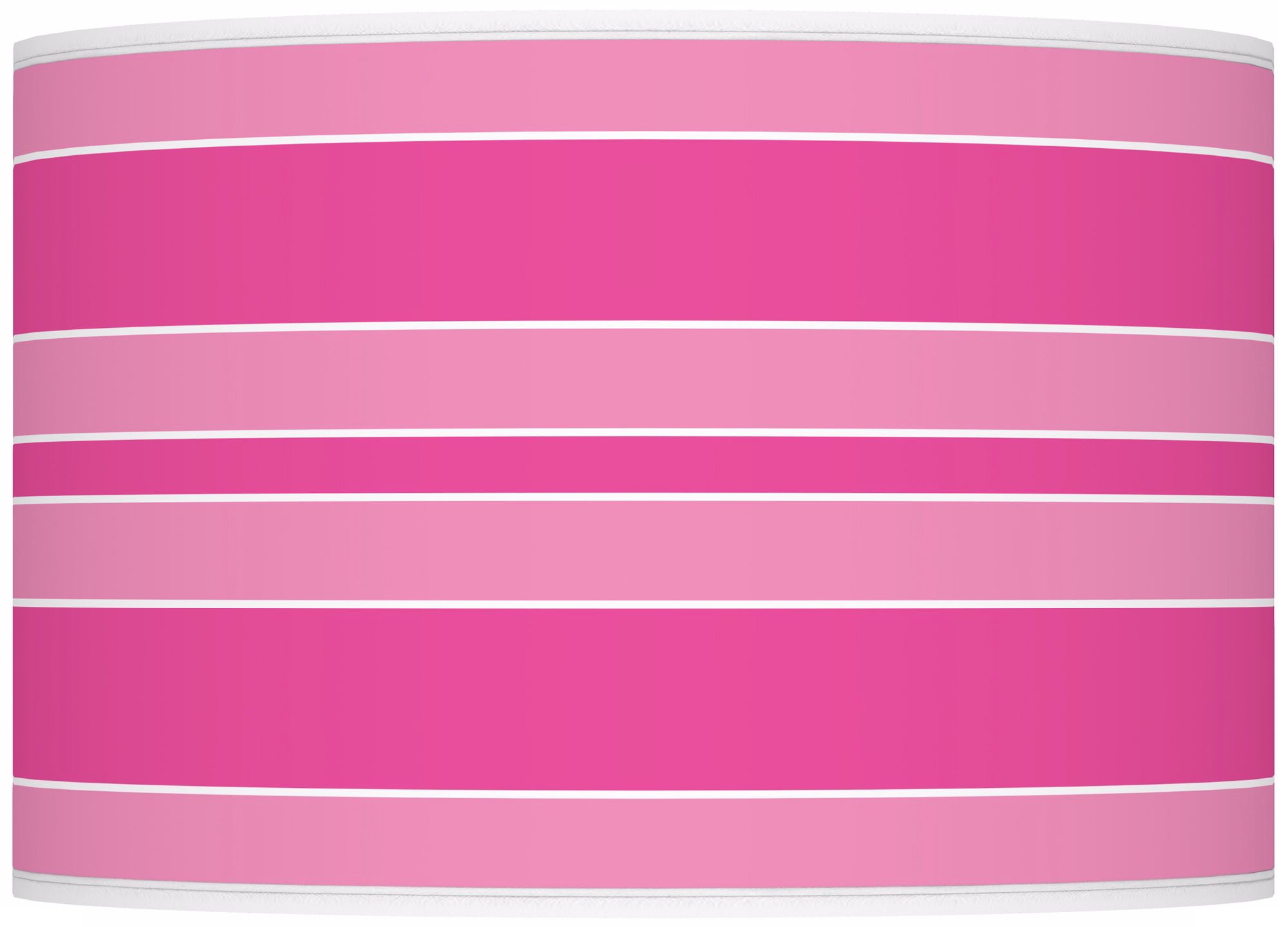 Fuchsia Bold Stripe Ovo Table Lamp