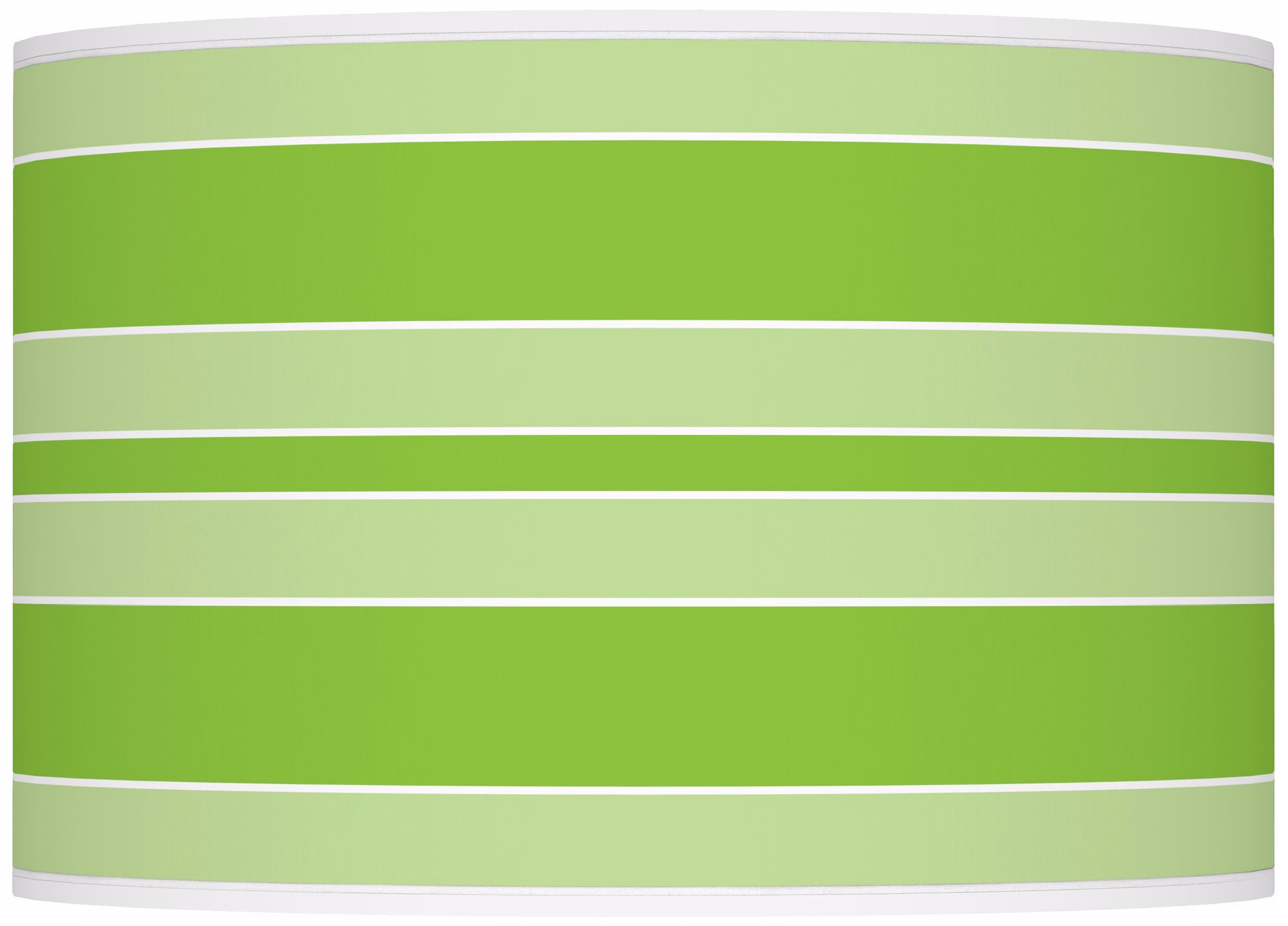 Neon Green Bold Stripe Ovo Table Lamp