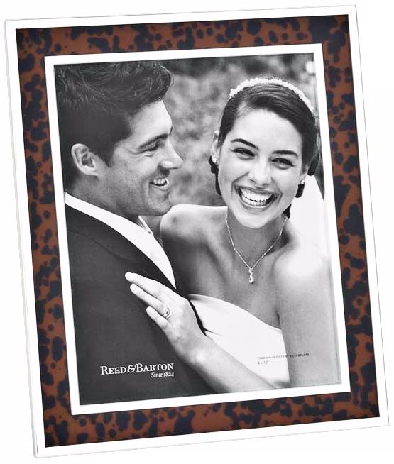 Reed and Barton Tortoise 8x10" Contemporary Picture Frame