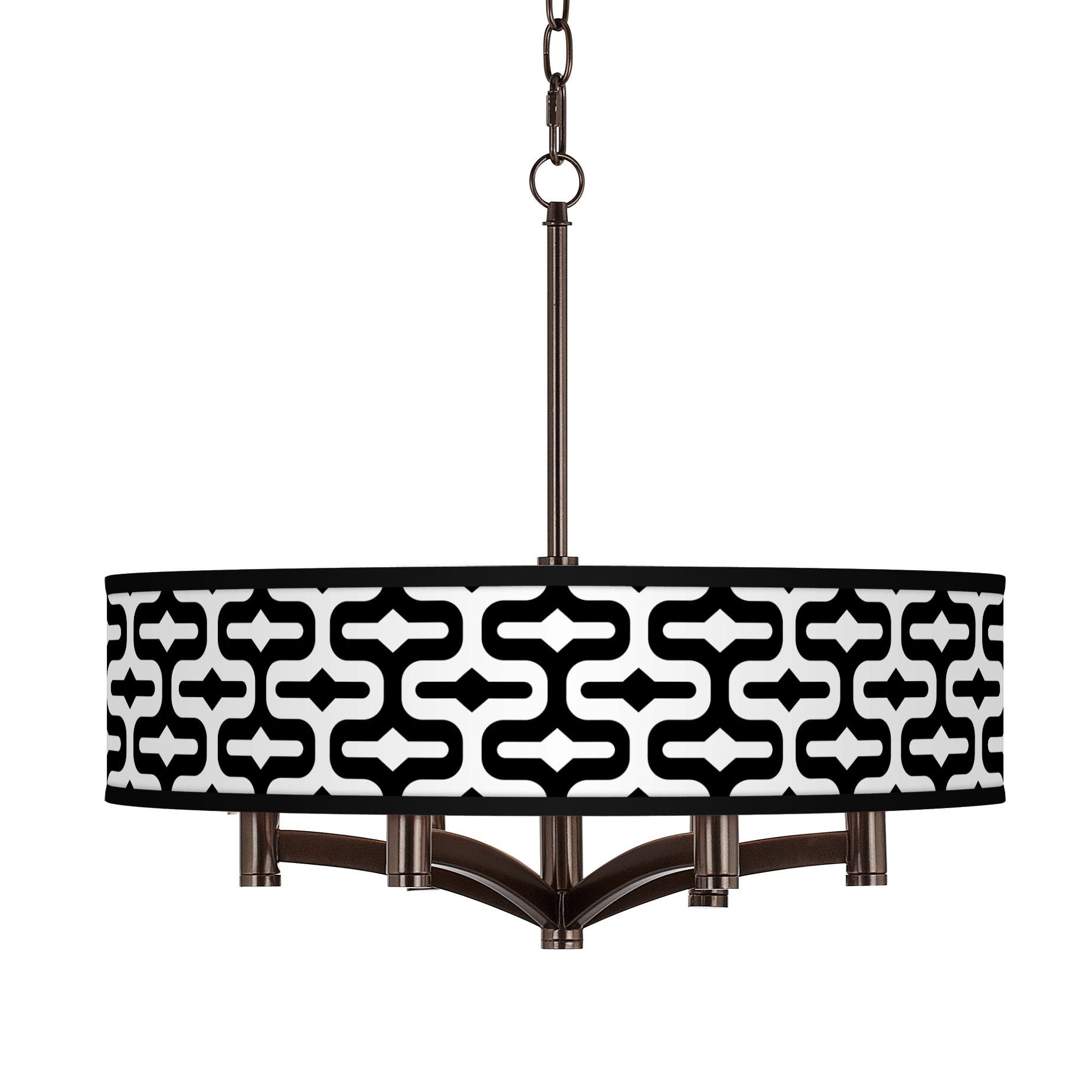 Reflection Ava 6-Light Bronze Pendant Chandelier