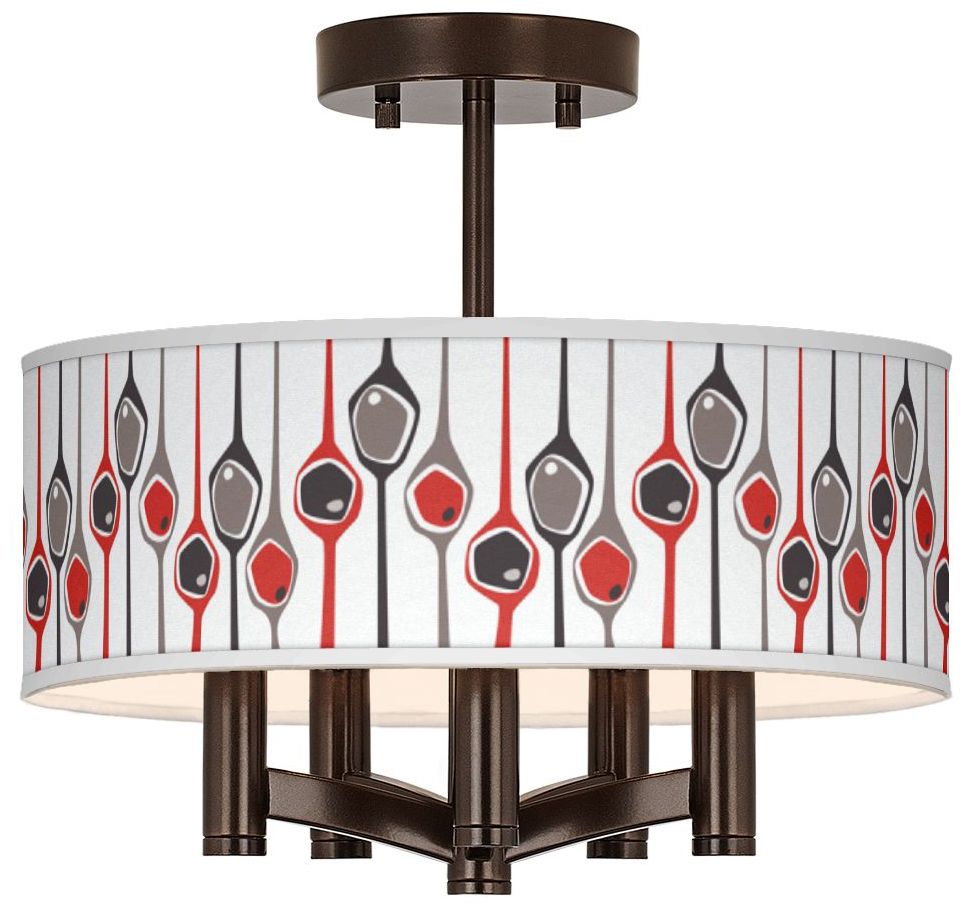 Shutter Ava 5-Light Bronze Ceiling Light