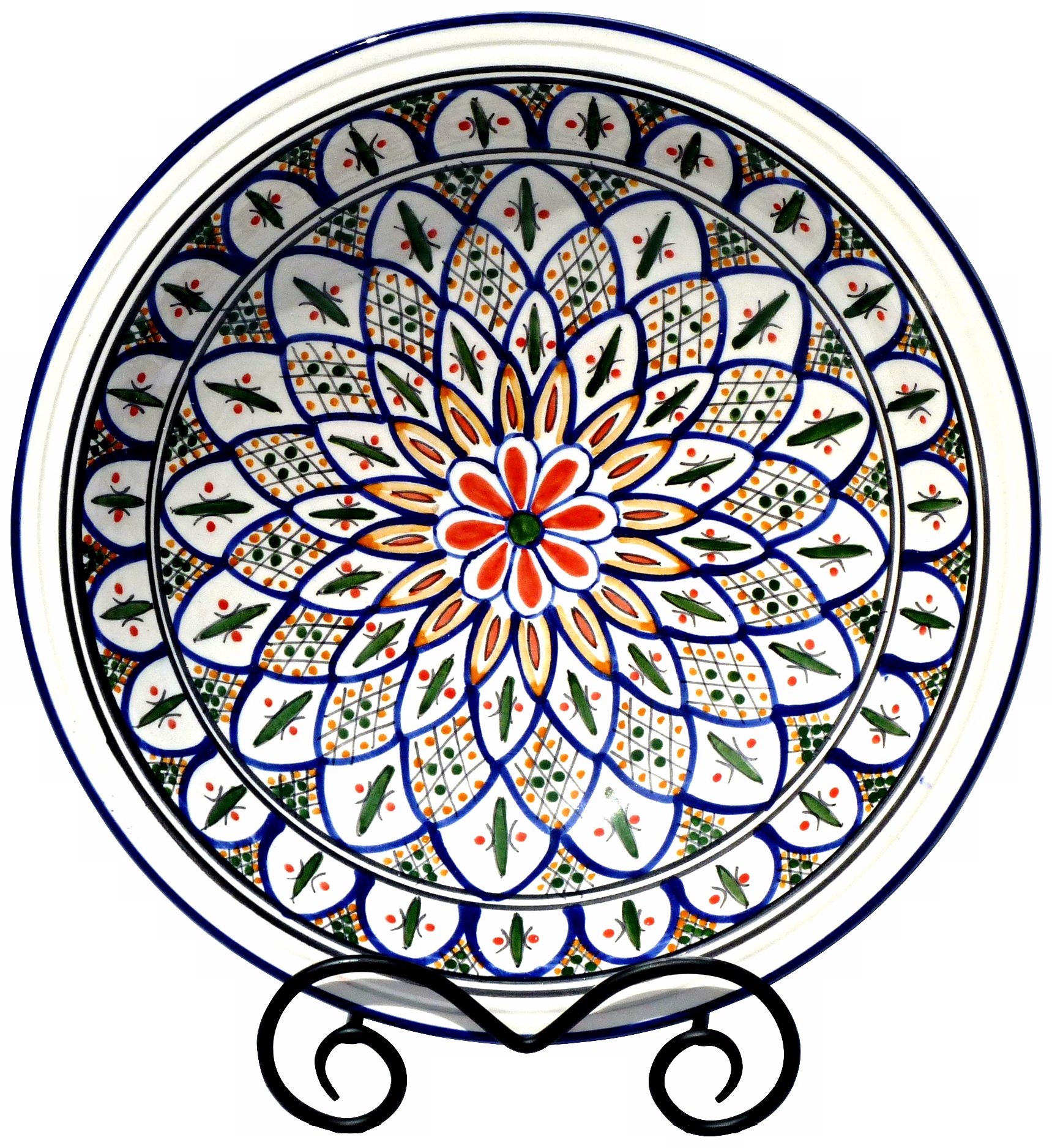 Le Souk Ceramique Tabarka Design Medium Serving Bowl