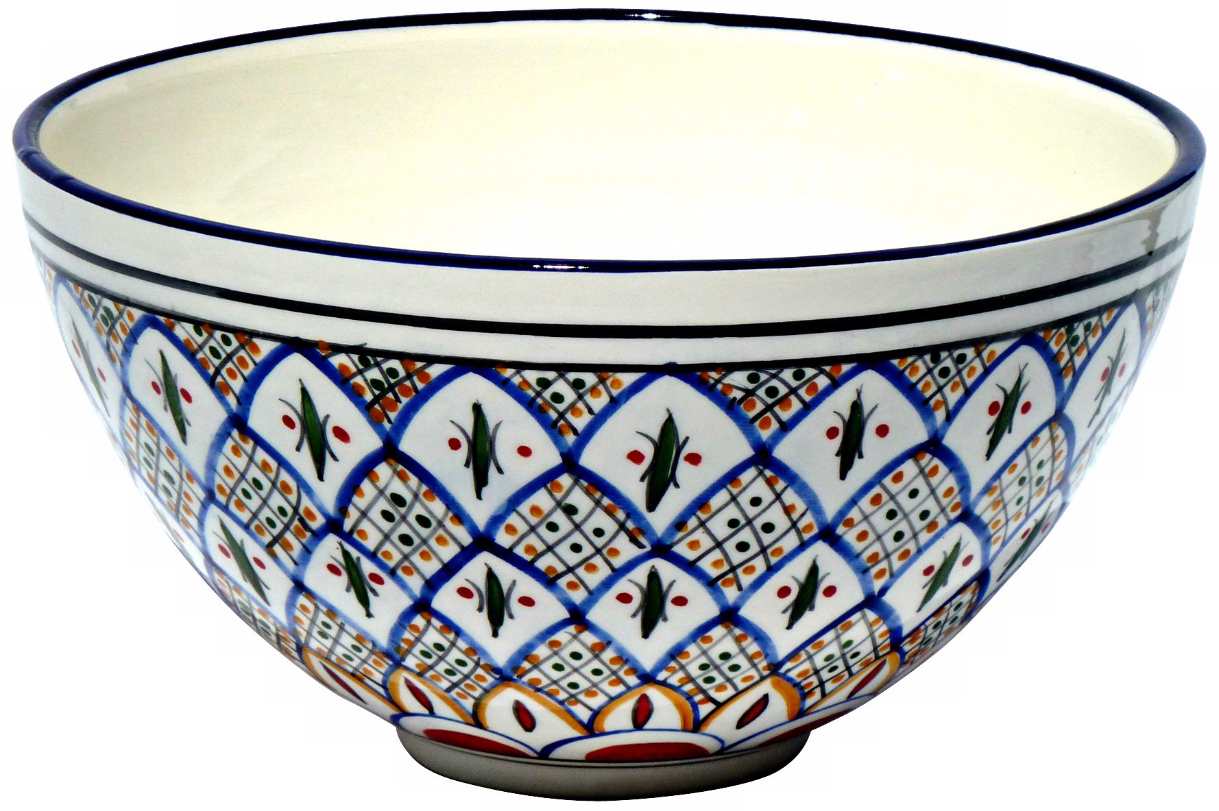 Le Souk Ceramique Tabarka Design Deep Salad Bowl