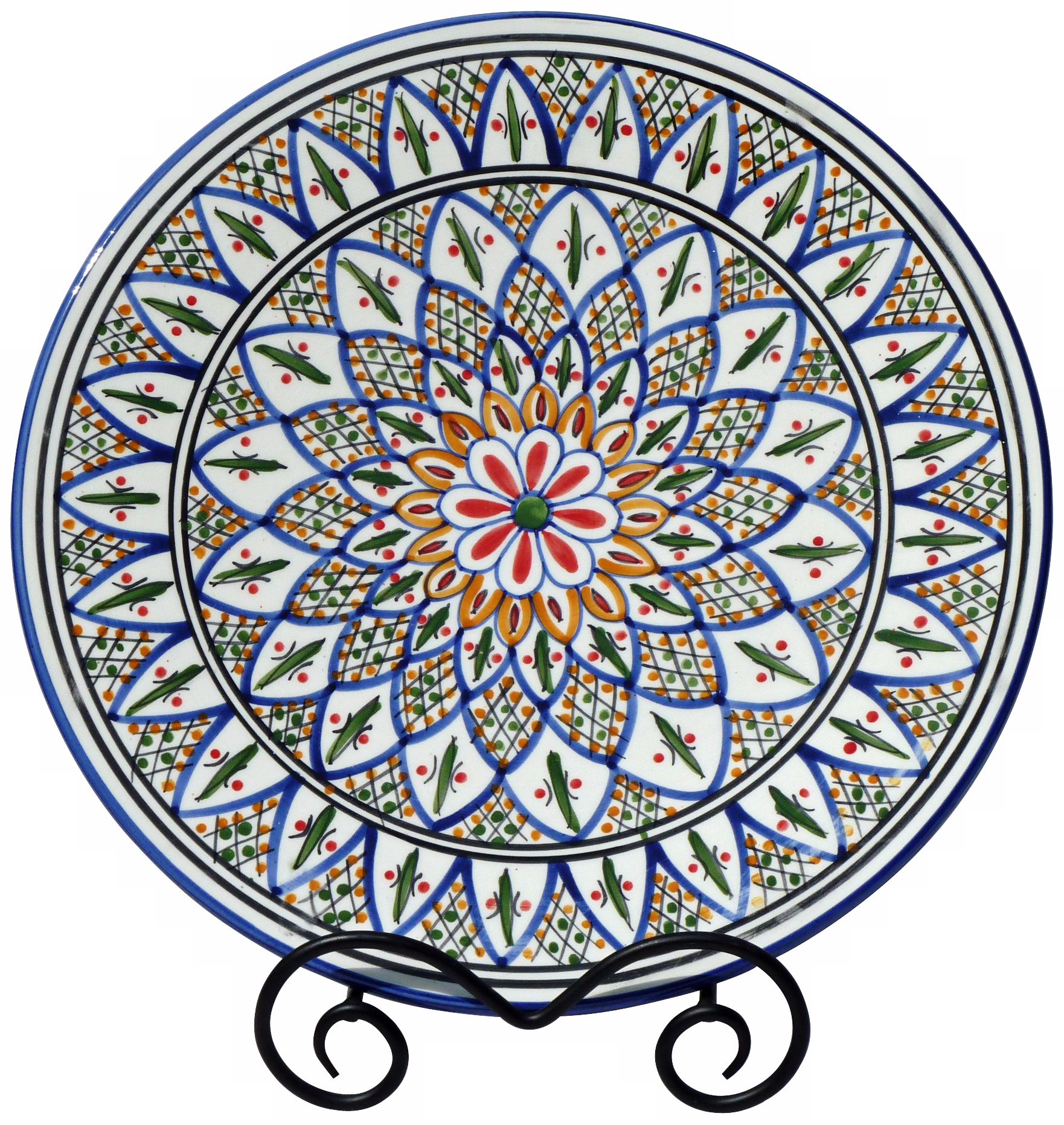 Le Souk Ceramique Tabarka Design Round Platter