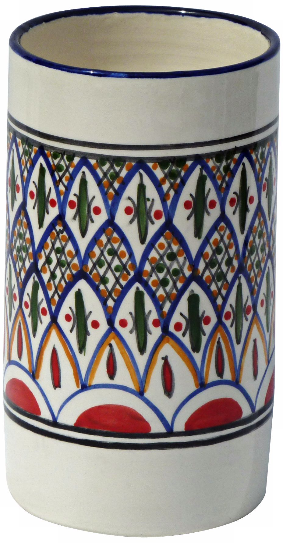 Le Souk Ceramique Tabarka Design Utensil/Wine Holder