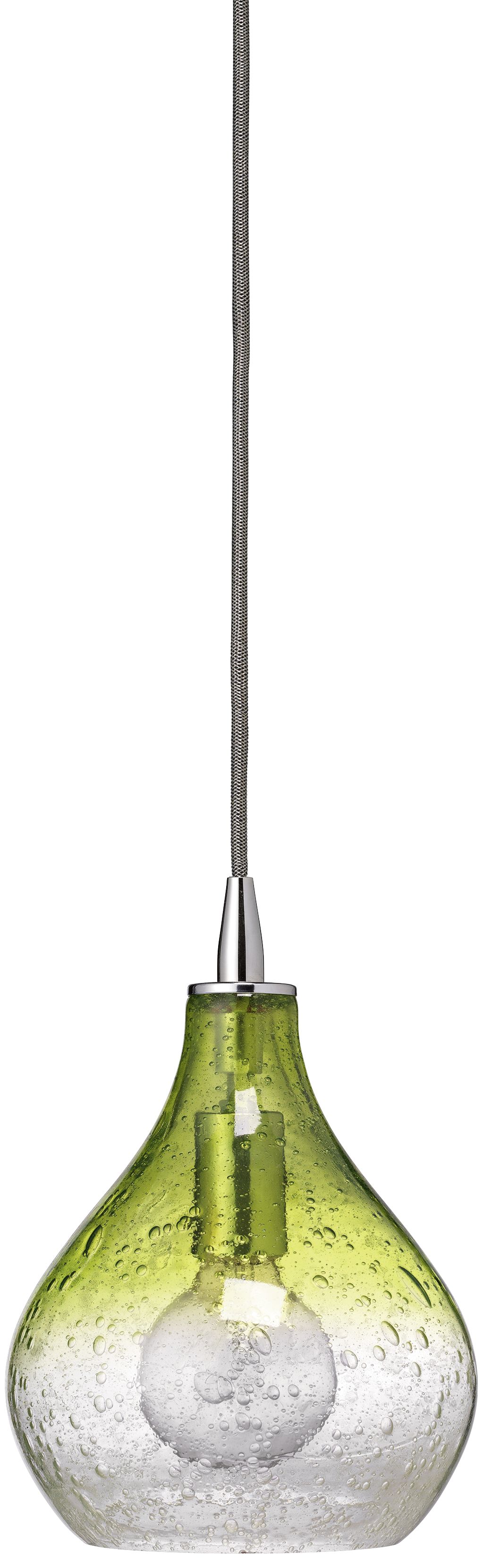 Jamie Young 7"W Gradient Celadon Mini Pendant Light