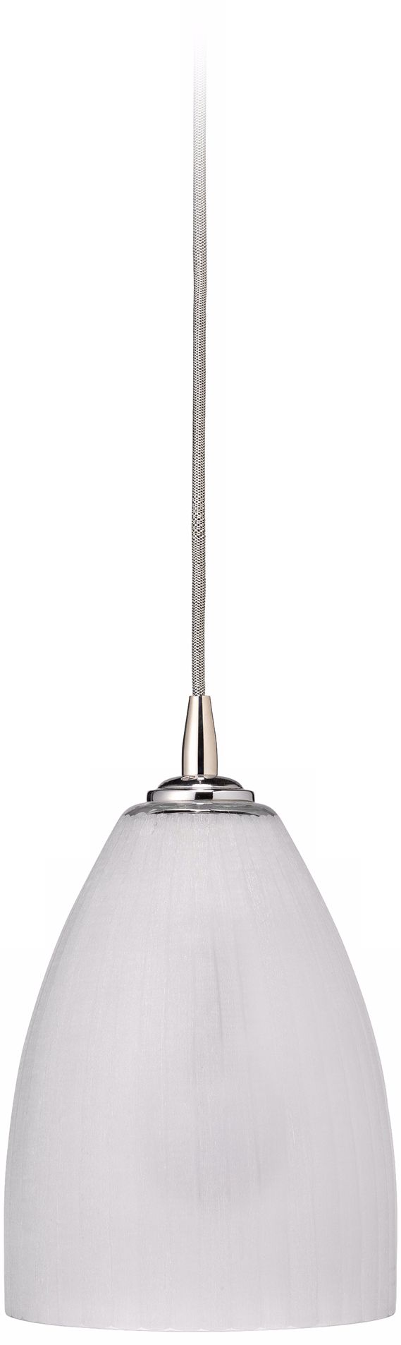 Jamie Young Frosted Clear Glass 9" Wide Pendant Light