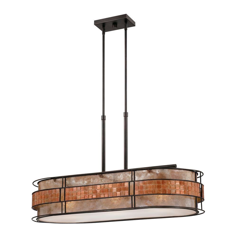 Laguna 37" Wide Oval Island Chandelier