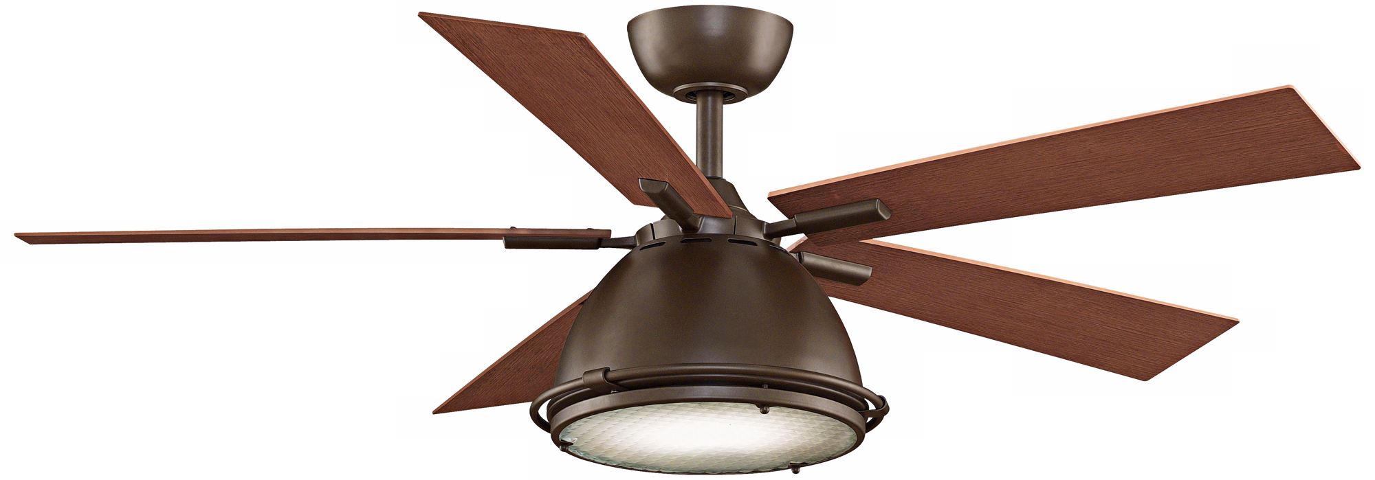 52" Breckenfield Oil-Rubbed Bronze Ceiling Fan