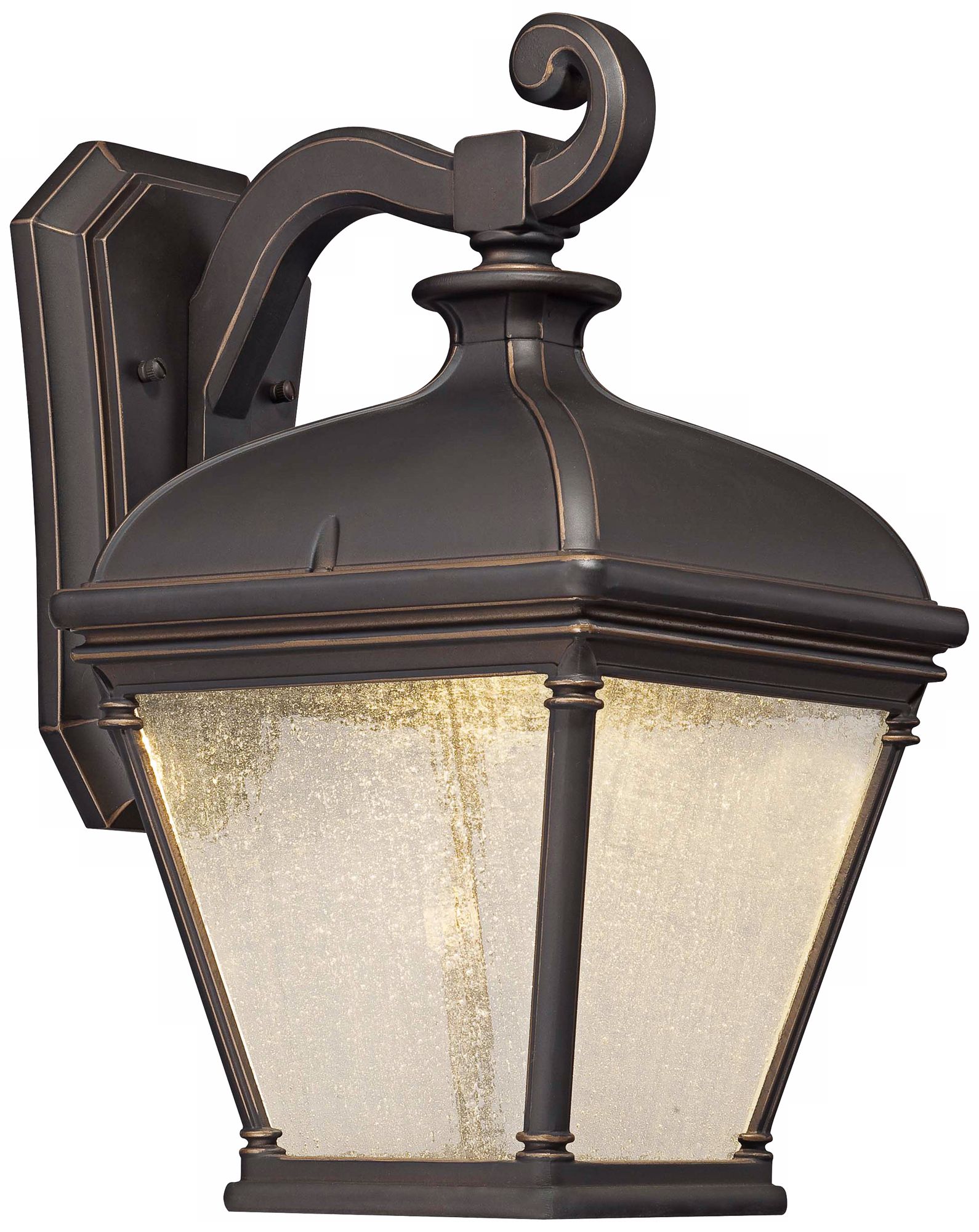 Lauriston Manor 15 3/4" High Bronze LED Outdoor Wall Light