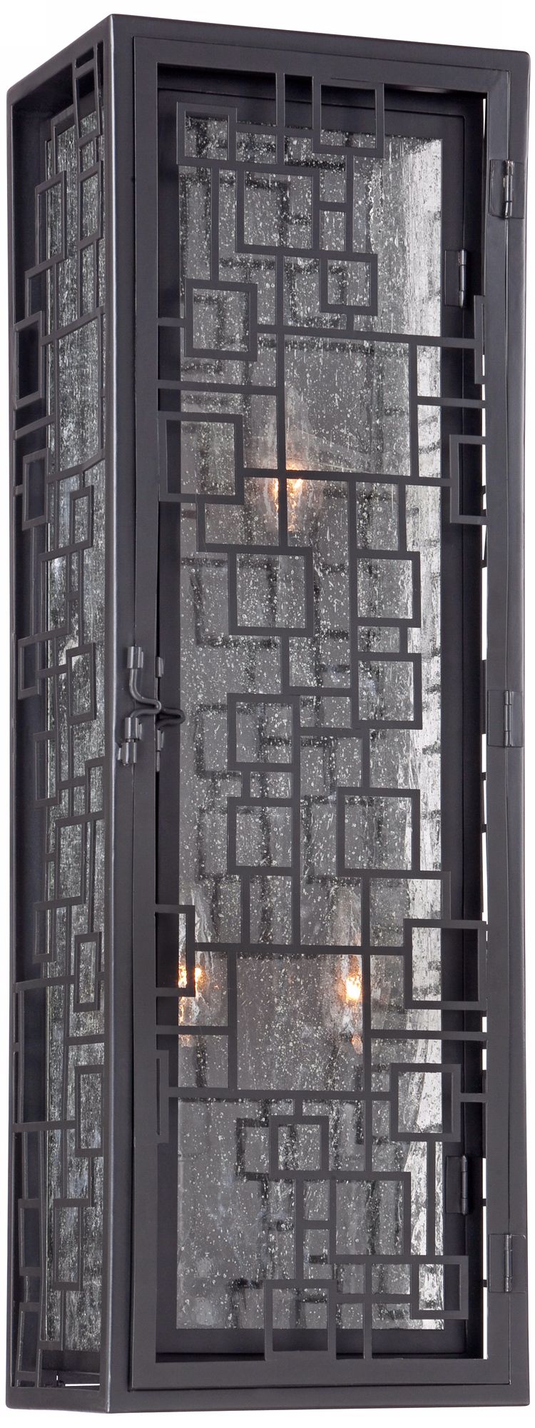 John Timberland Squares 24" High Bronze Outdoor Wall Light