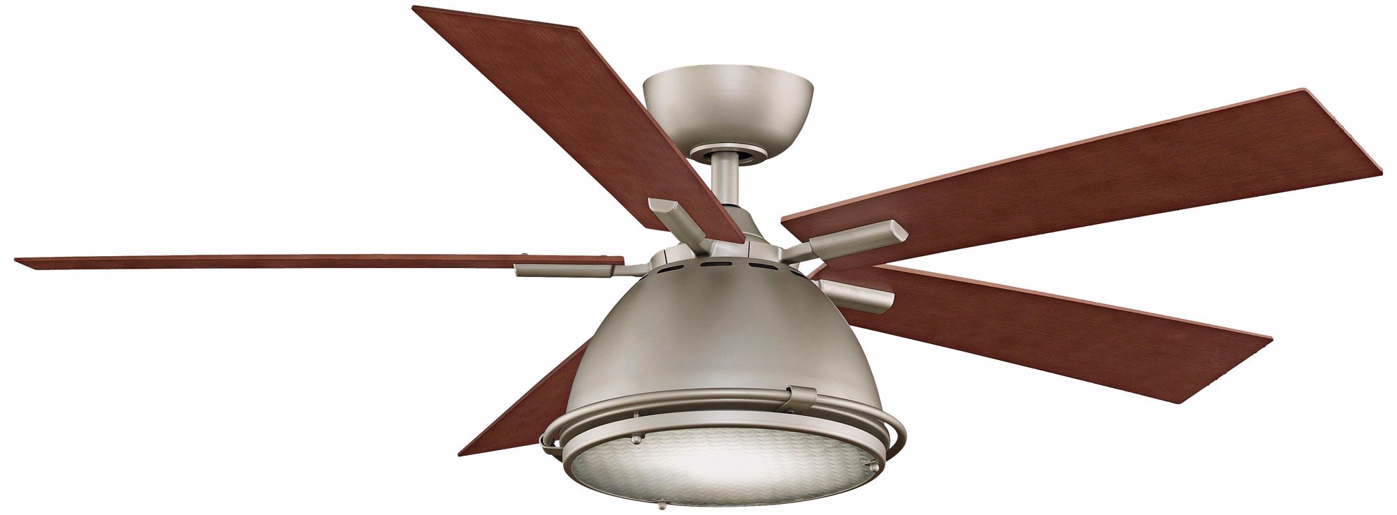 52" Breckenfield Satin Nickel Ceiling Fan
