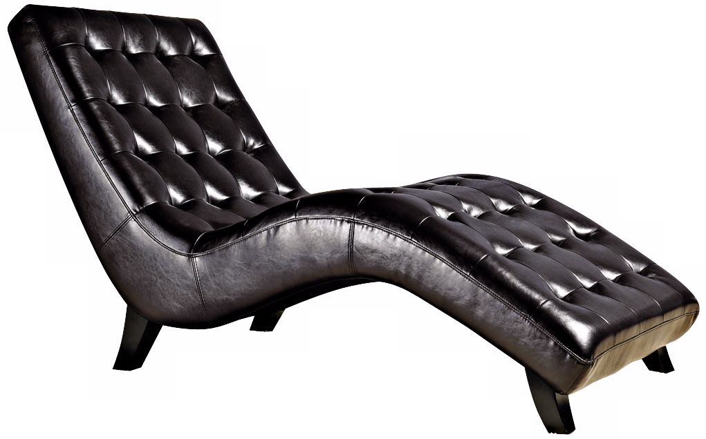 Newport Leatherette Espresso Lounger