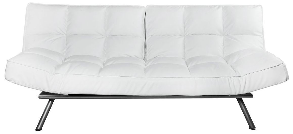 Manchester Modern White Convertible Sofa