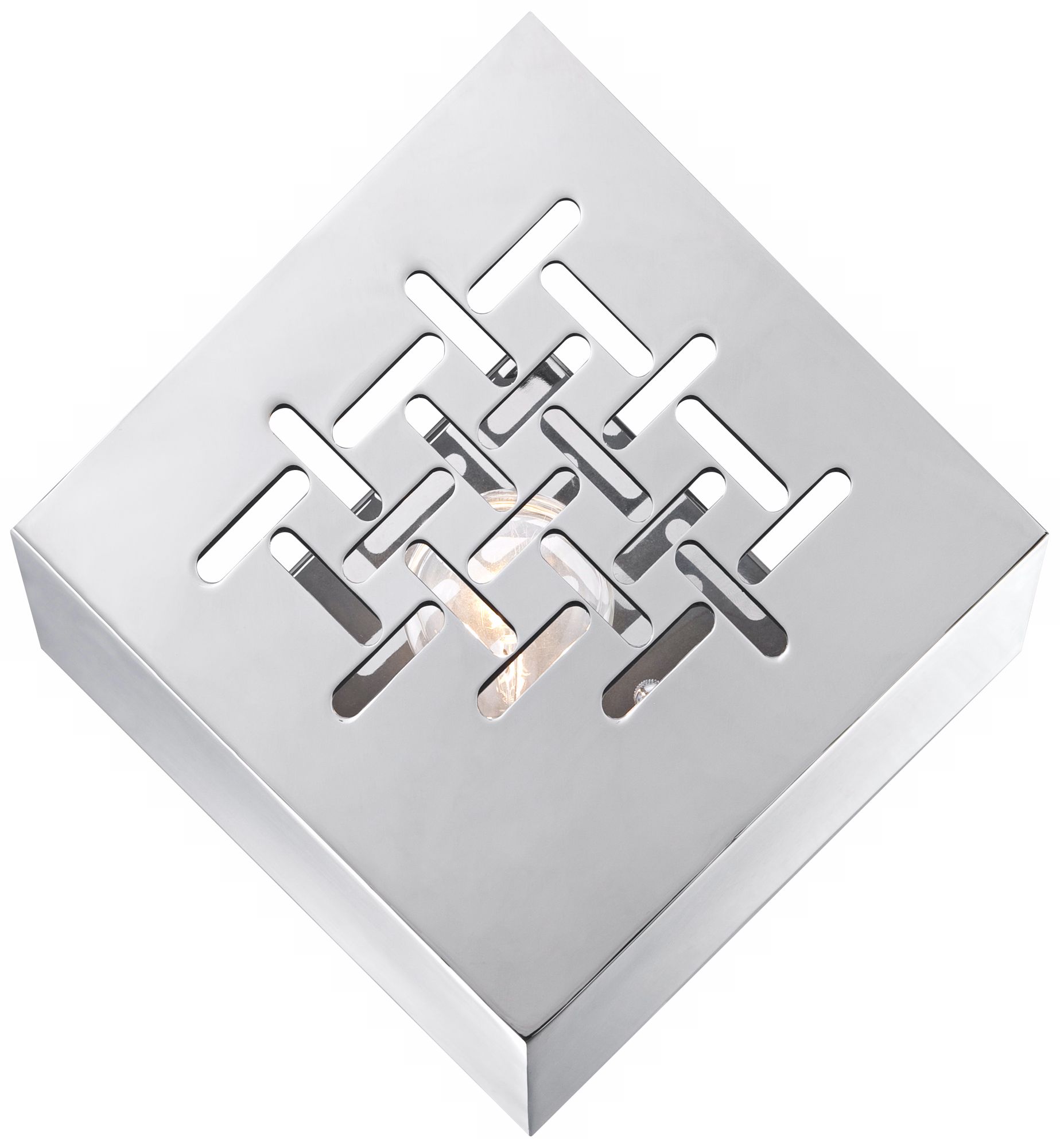 Dossier 10 3/4" High Chrome Wall Sconce