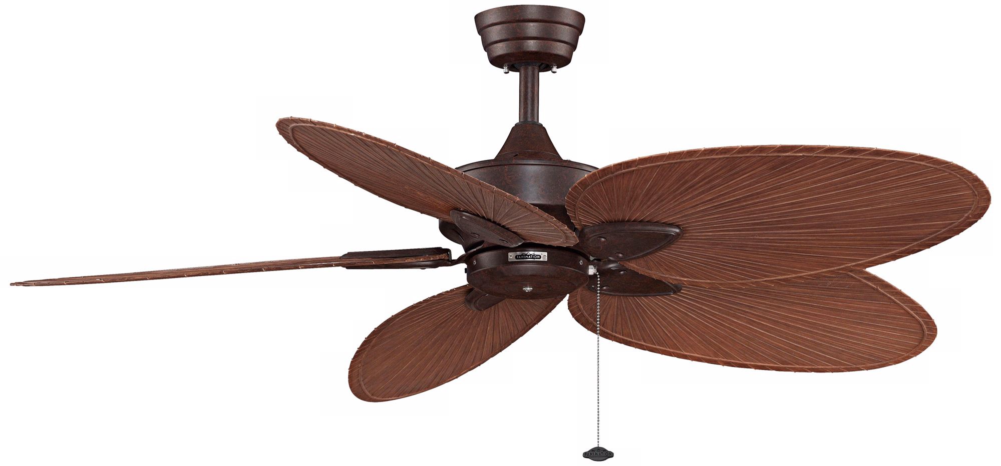 52" Fanimation Windpointe Palm Rust Ceiling Fan