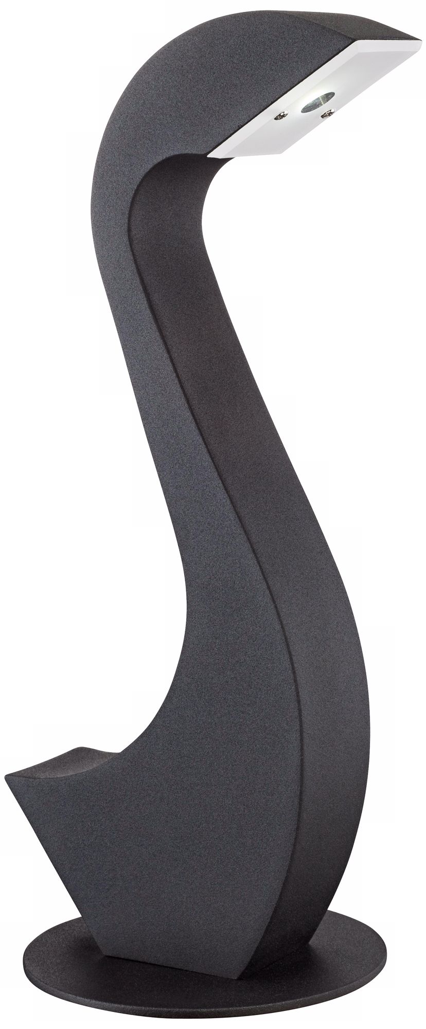 S-Curve Black LED Desk Lamp