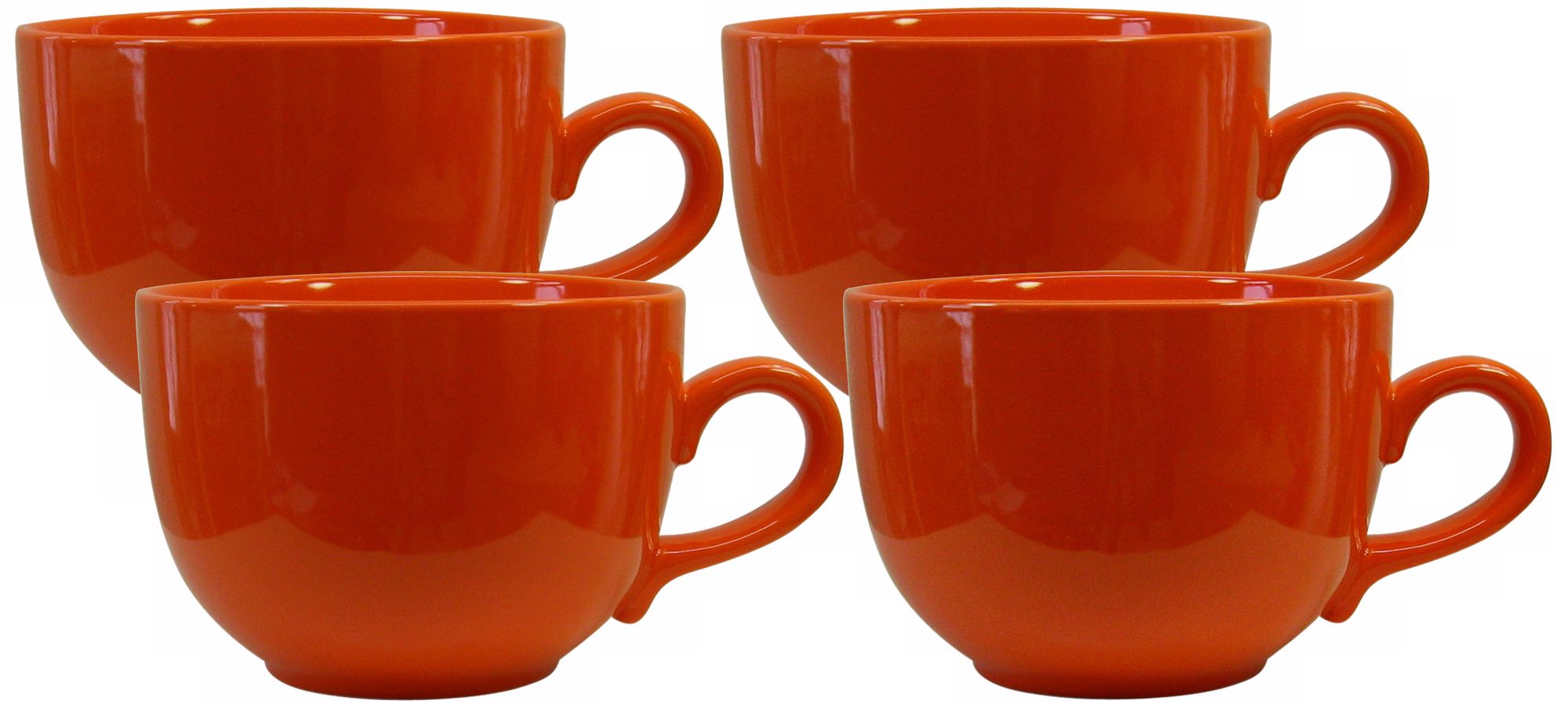 Set of 4 Fun Factory Orange Jumbo Cups