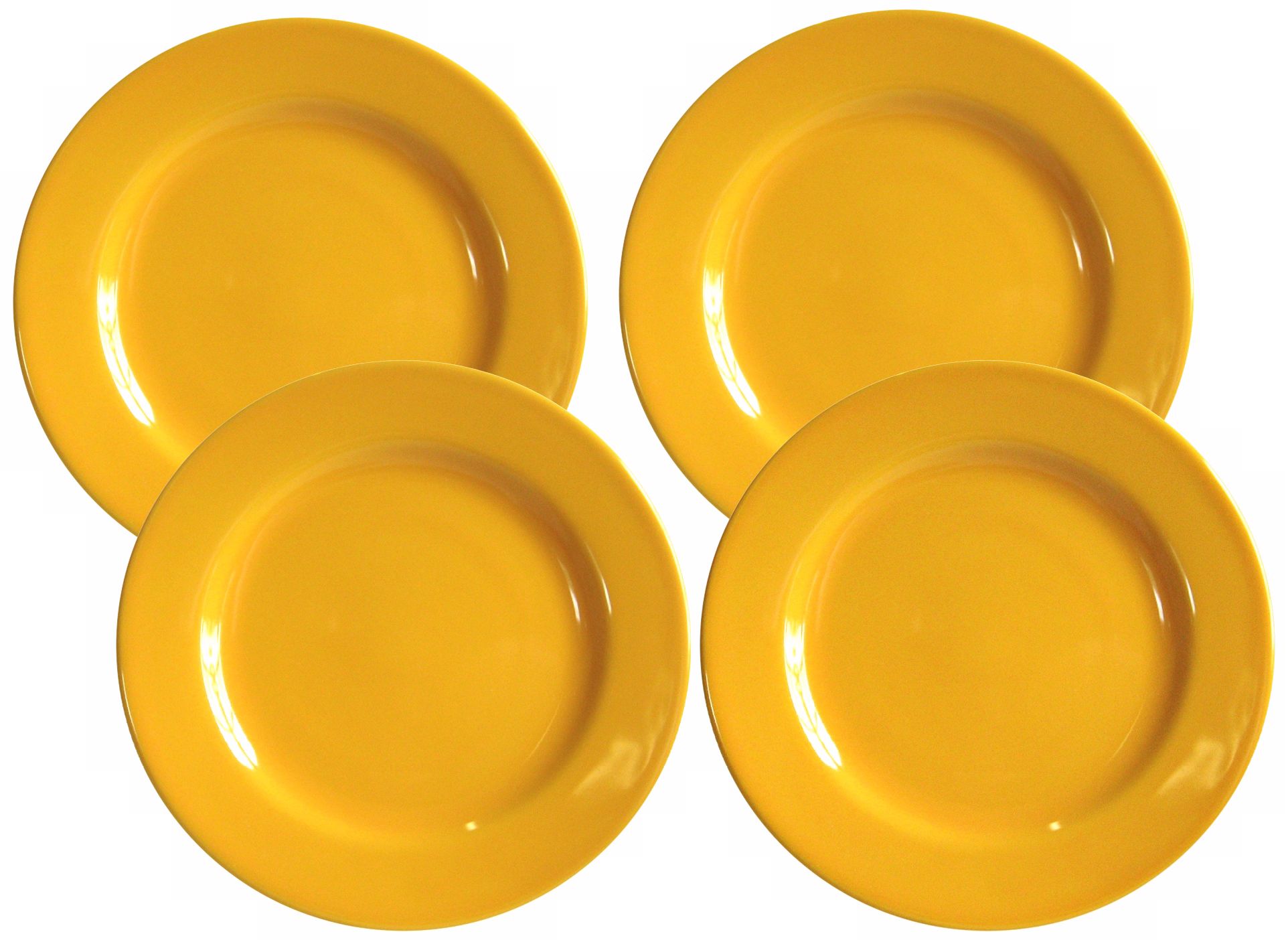 Set of 4 Fun Factory Buttercup Dinner Plates