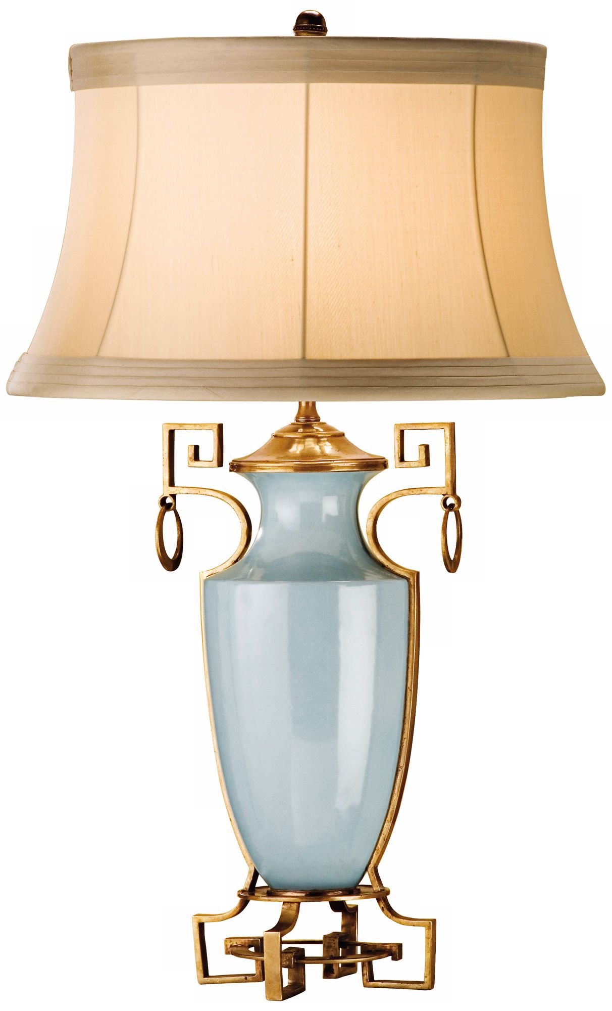 Currey and Company Delphine Porcelain Blue Table Lamp