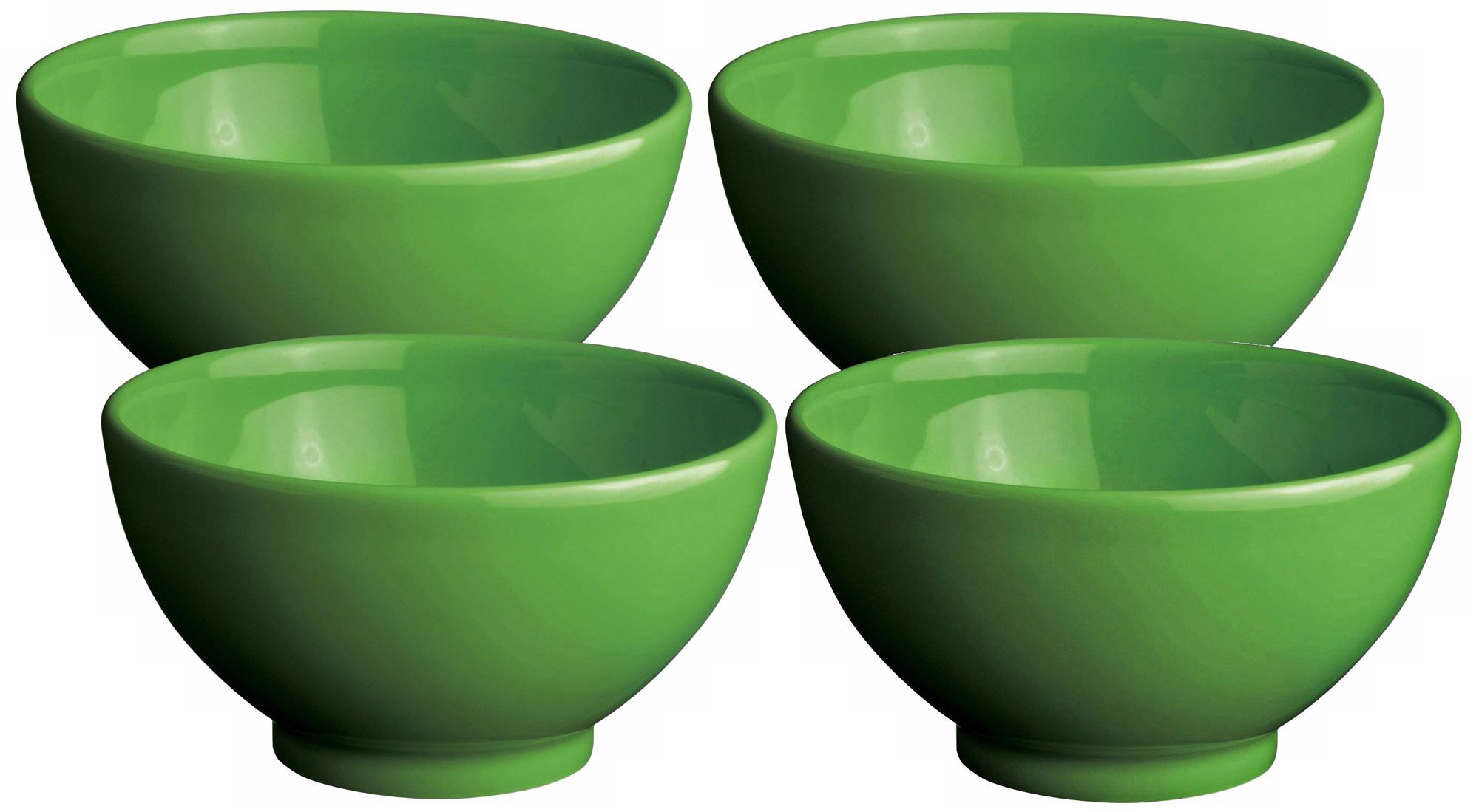 Set of 4 Fun Factory Green Apple Dipping Bowls
