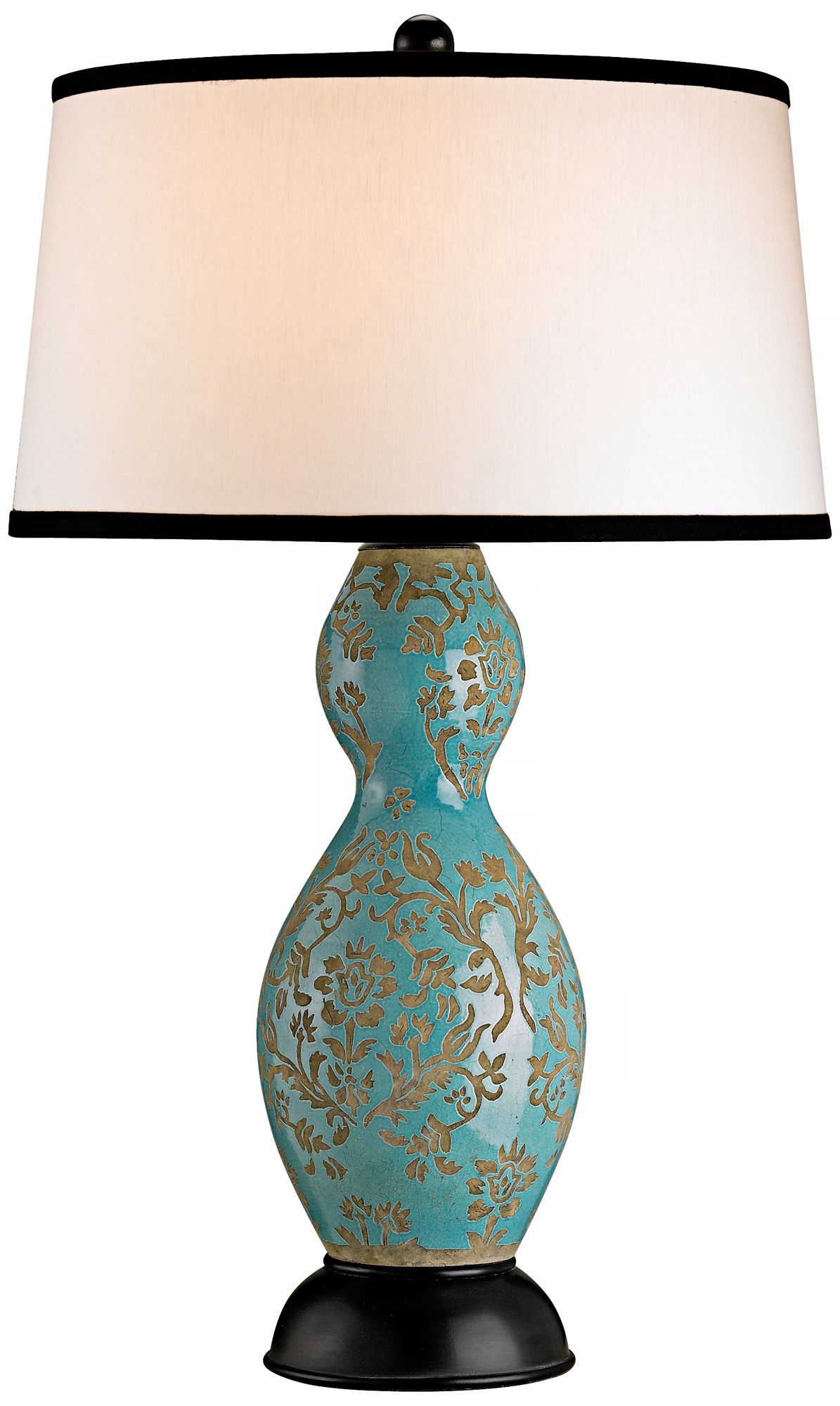 Currey and Company Angelica Blue Porcelain Table Lamp