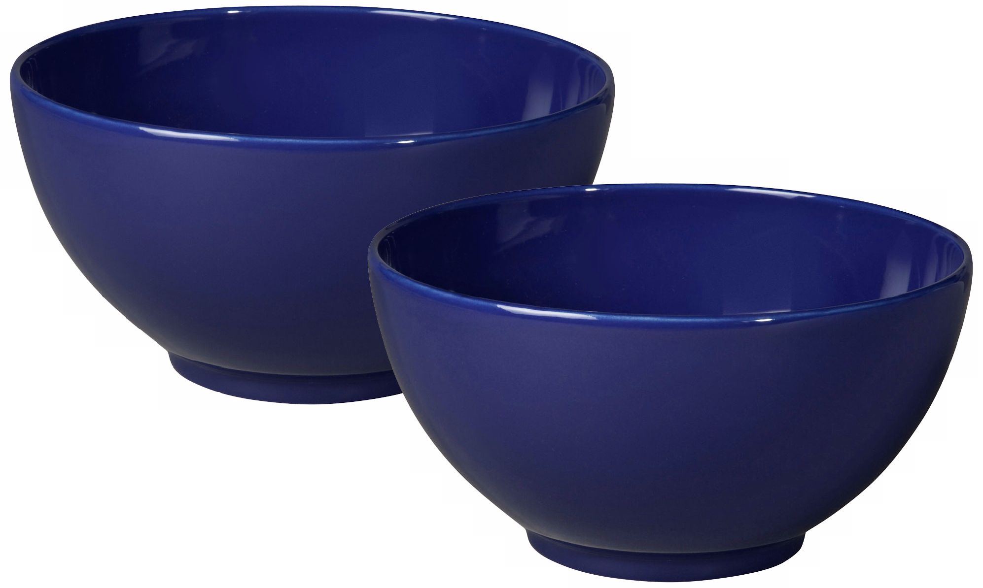 Set of 2 Fun Factory Royal Blue Serving Bowls