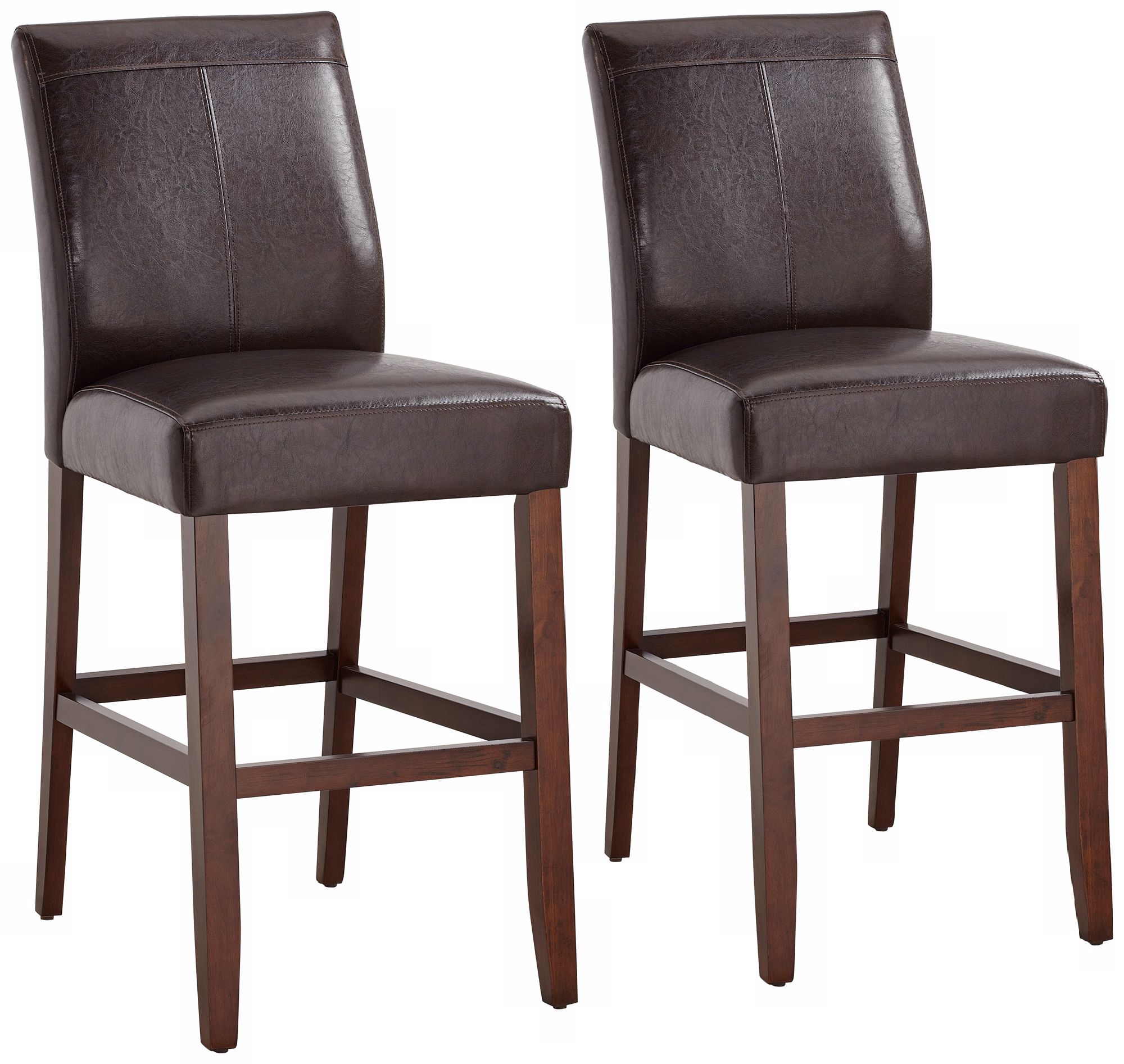 Set of 2 Carissa Brown Counter Stools