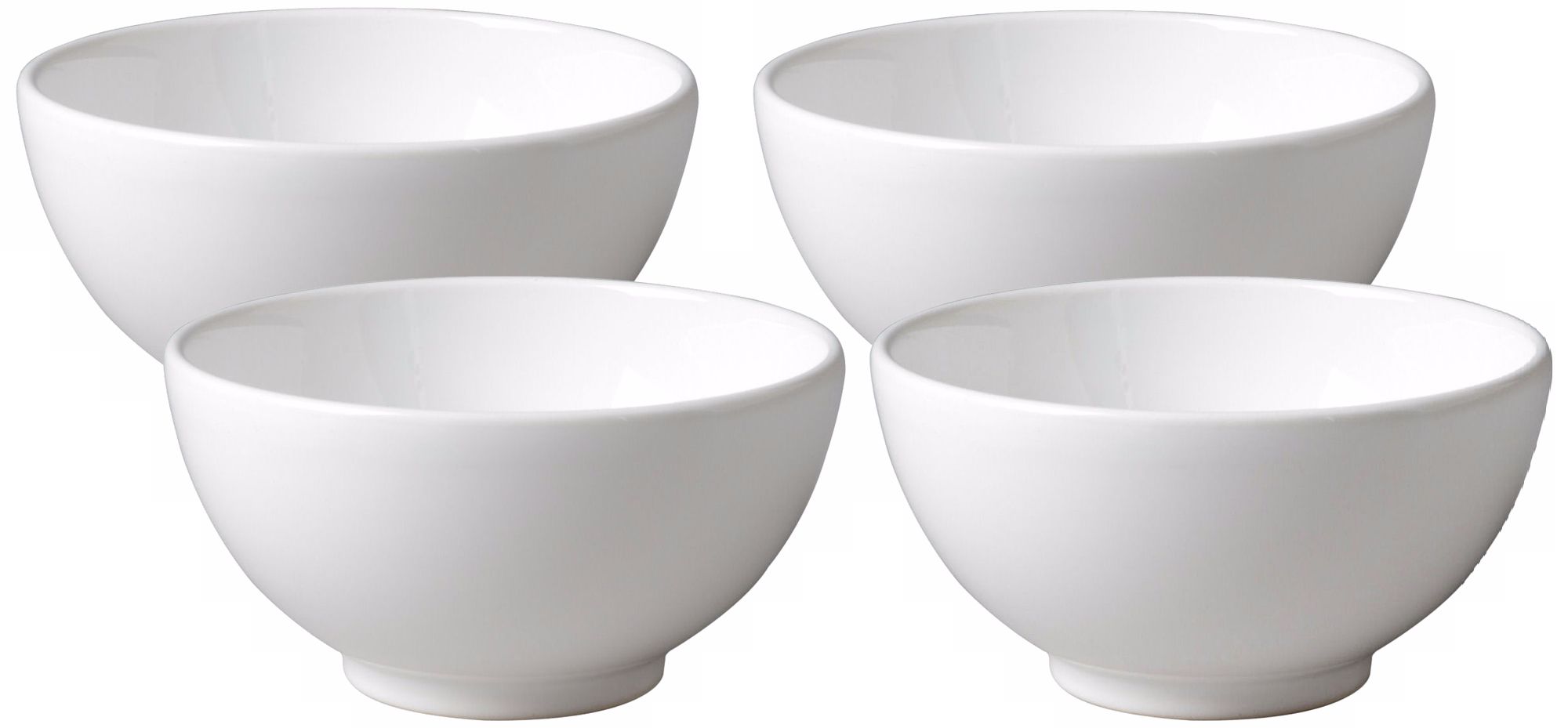 Set of 4 Fun Factory White Dipping Bowls