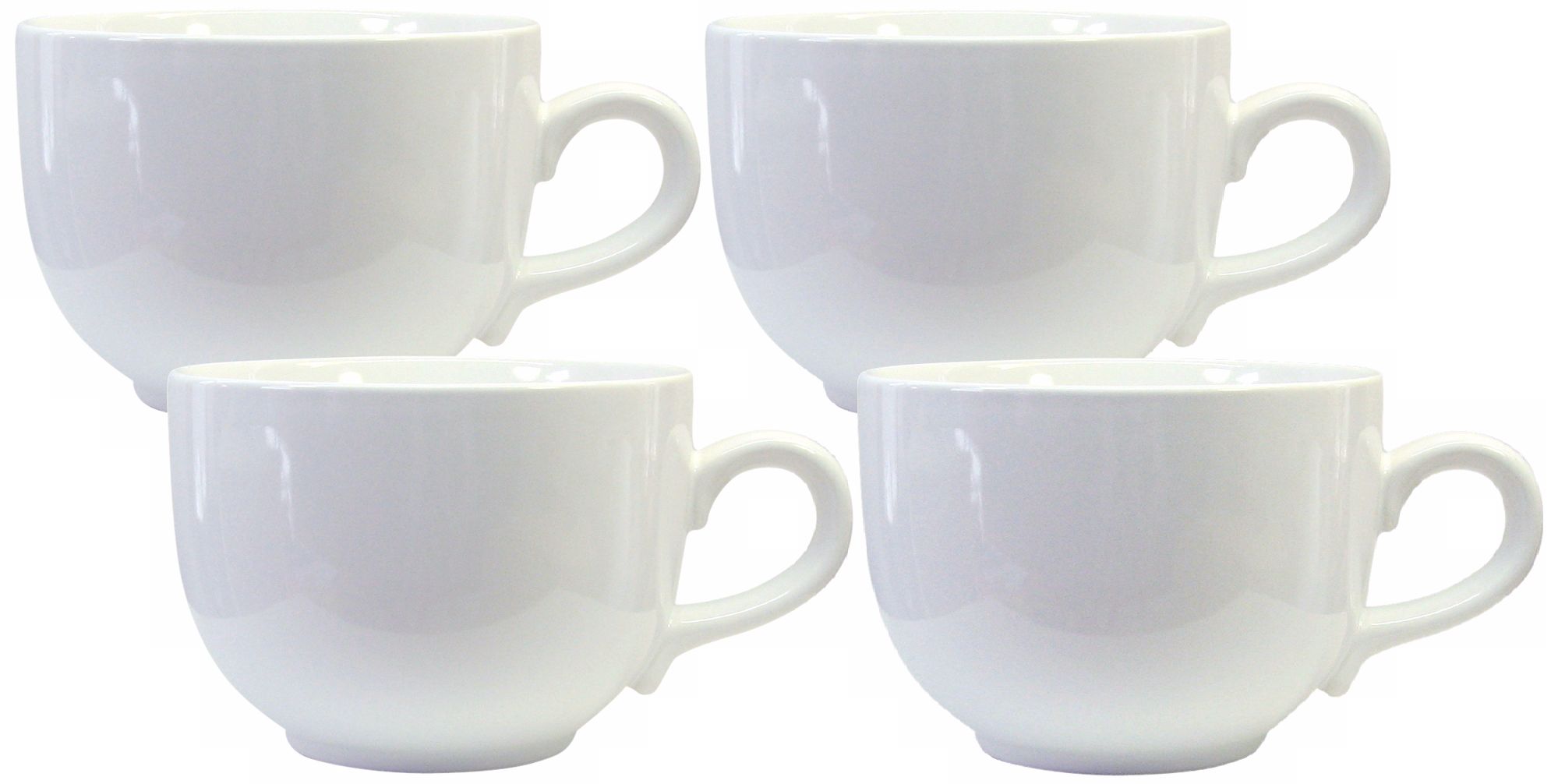 Set of 4 Fun Factory White Jumbo Cups