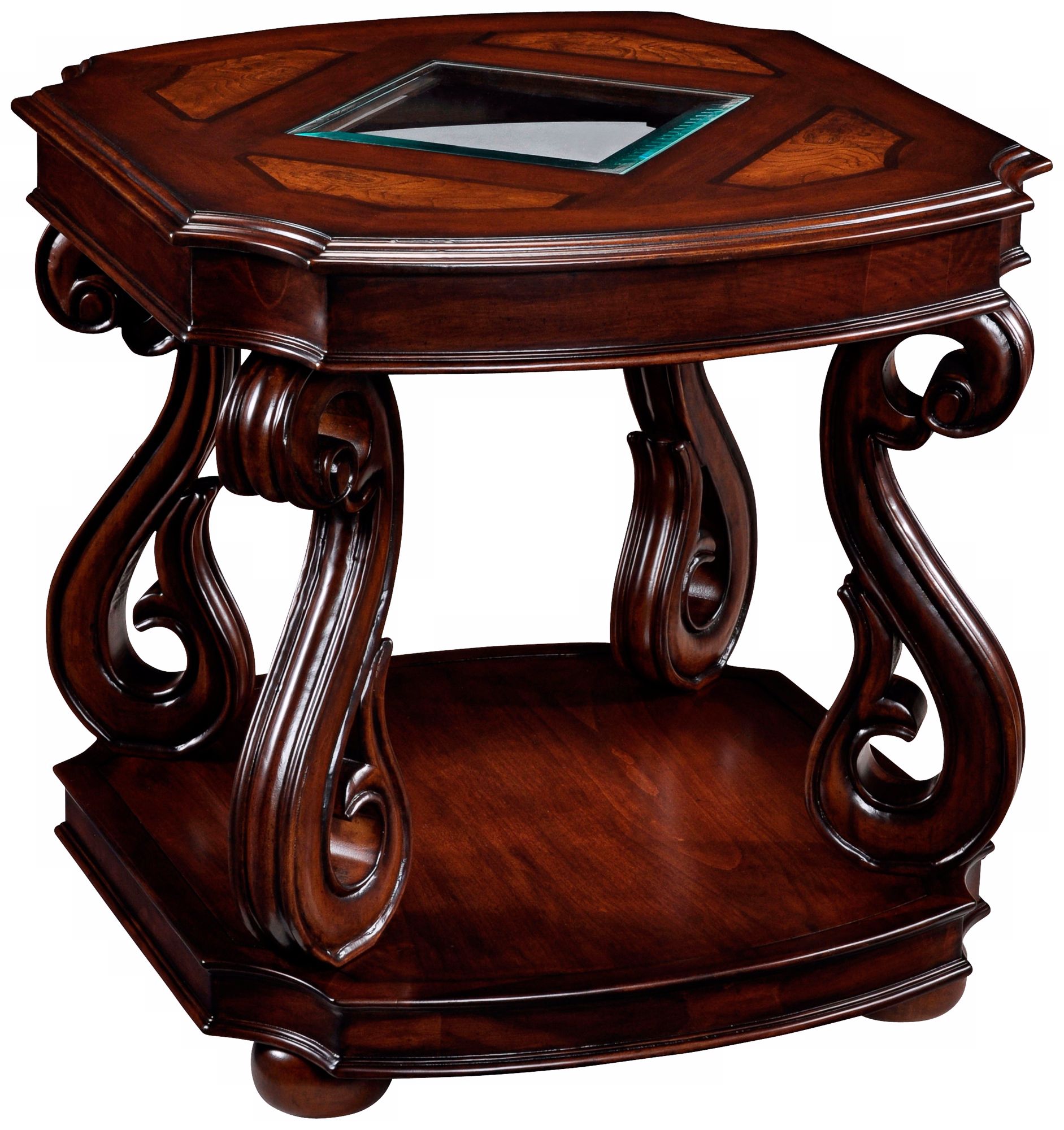 Harcourt Collection Rectangular Cherry End Table