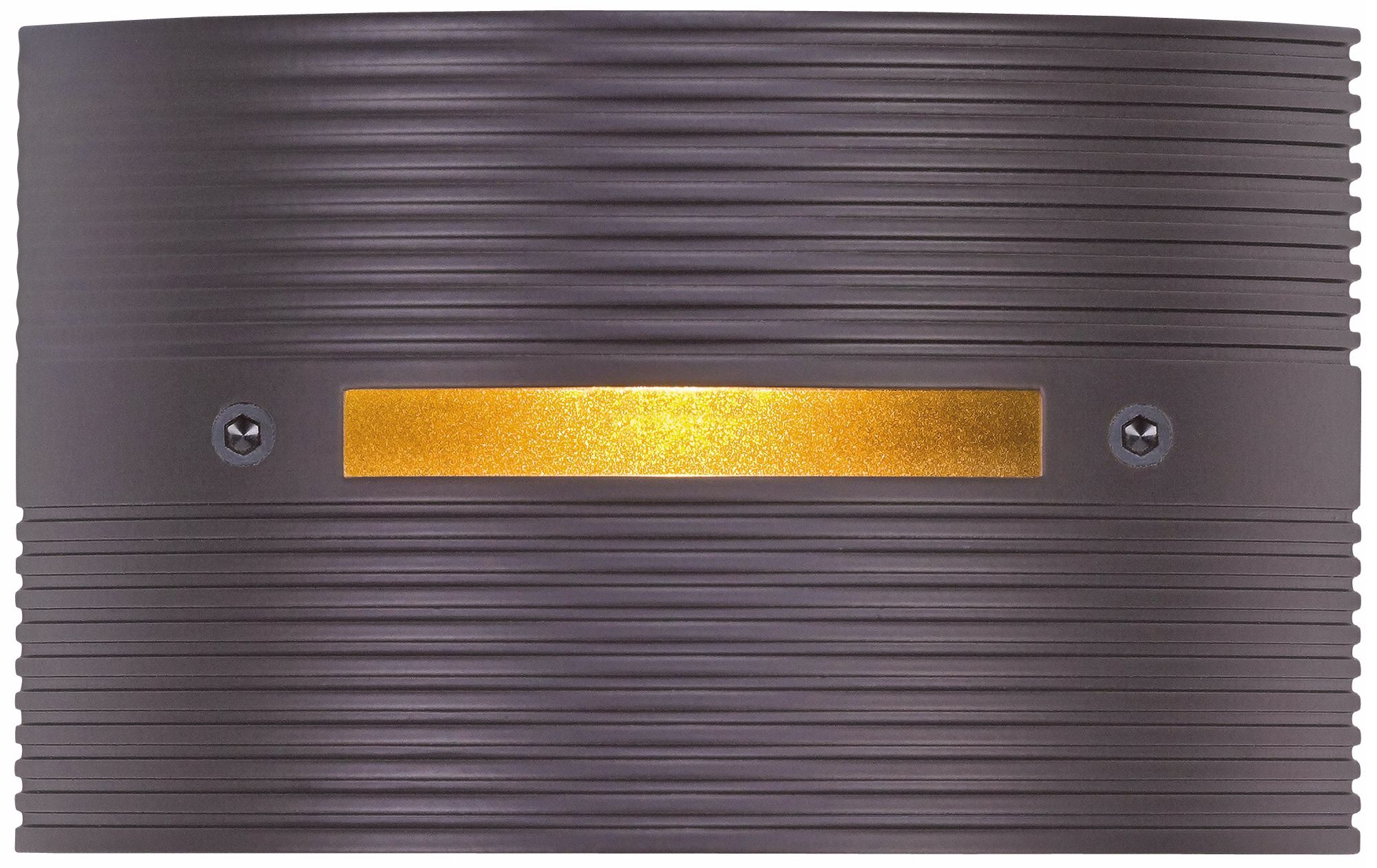 Ridged Bronze 4 1/2" Wide LED Outdoor Step Light