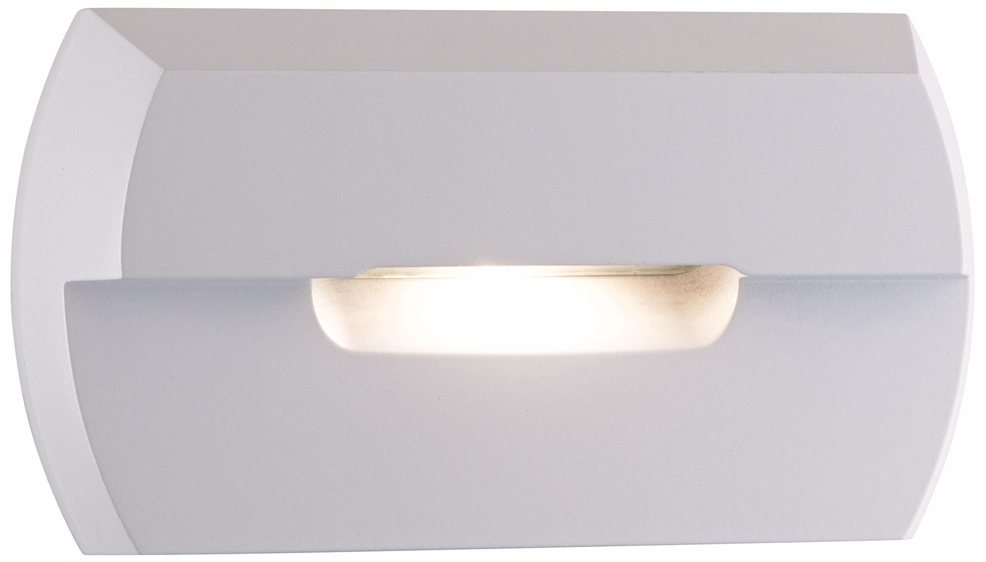 Matte White 4 3/4" Wide LED Step Light