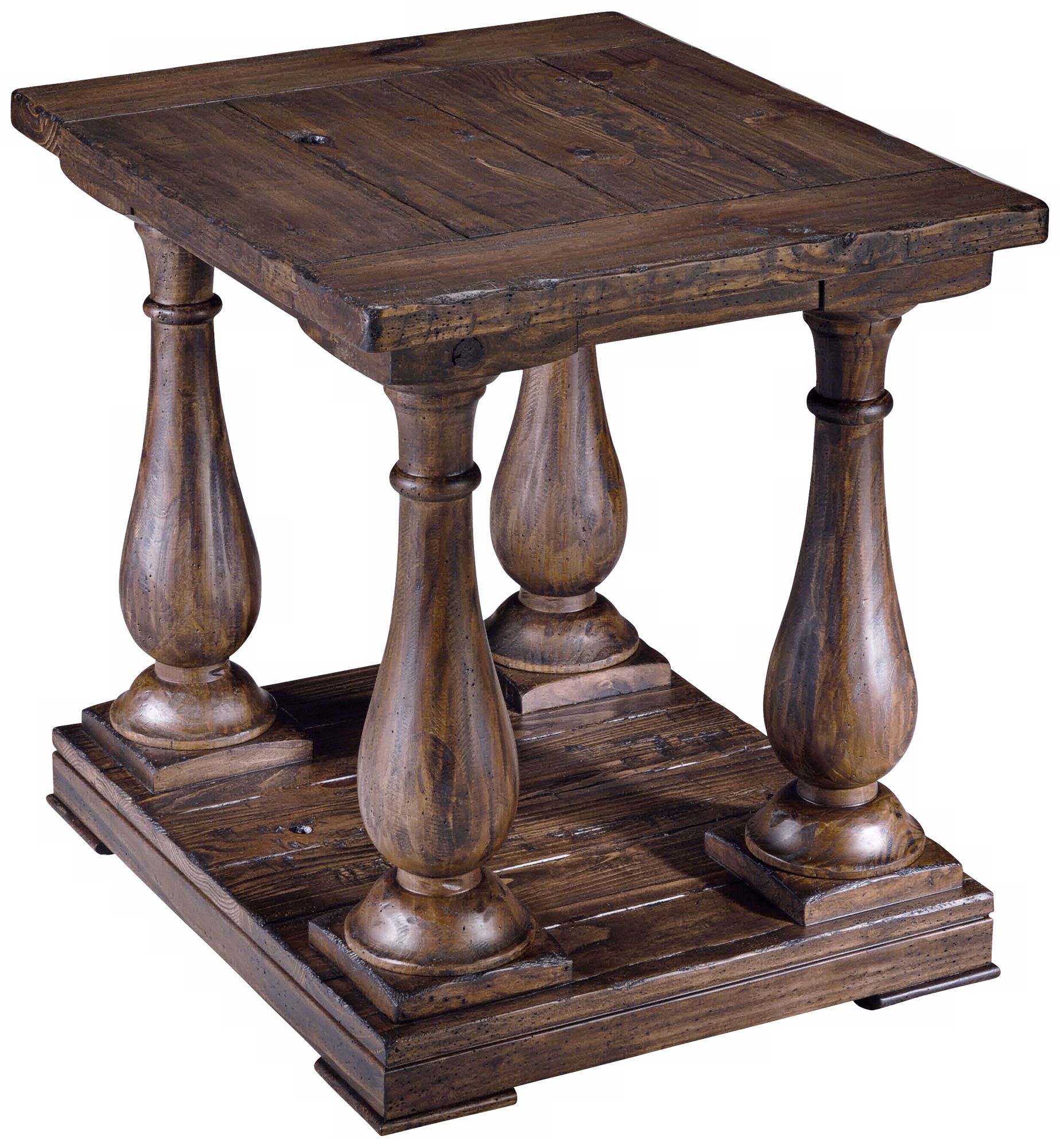 Densbury Collection Rectangular Natural Pine End Table