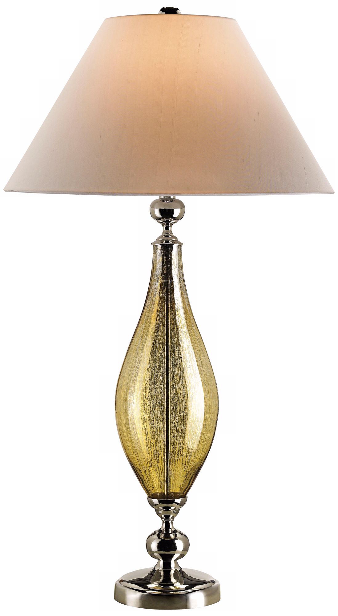 Currey and Company Desoto Amber Glass Table Lamp