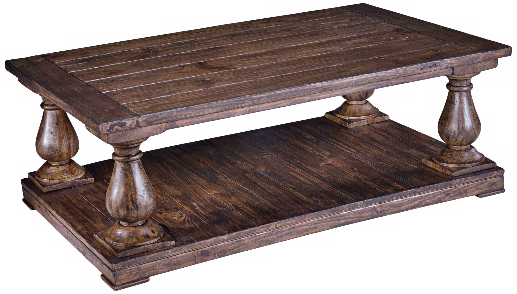 Densbury Collection Rectangular Natural Pine Cocktail Table