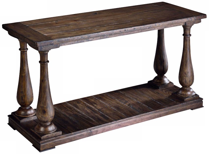 Densbury Collection Rectangular Natural Pine Sofa Table