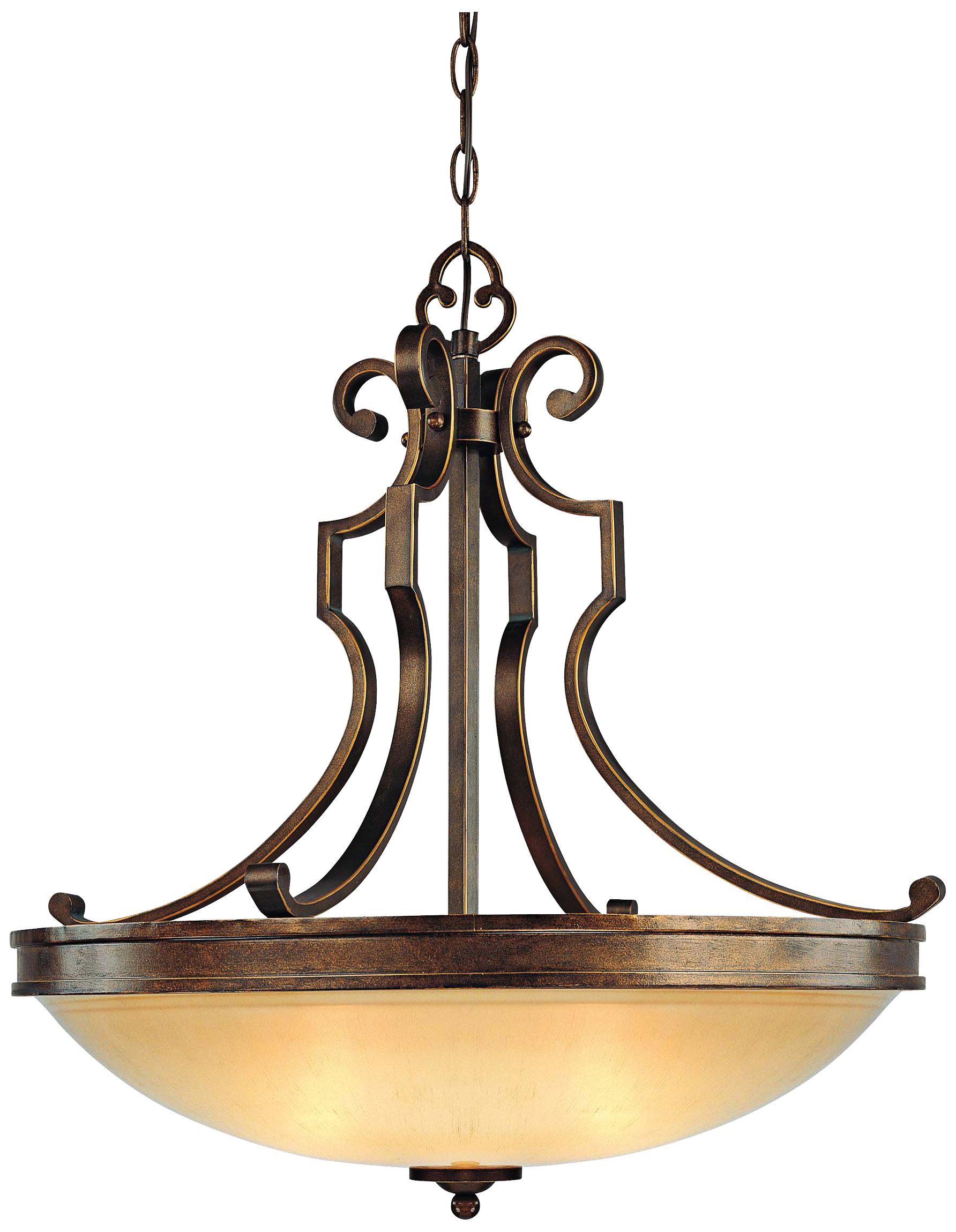 Atterbury Collection 25" Wide 3-Light Pendant Chandelier