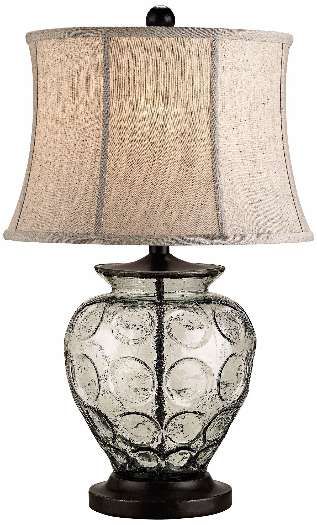 Currey and Company Vetro Recycled Glass/Bronze Table Lamp