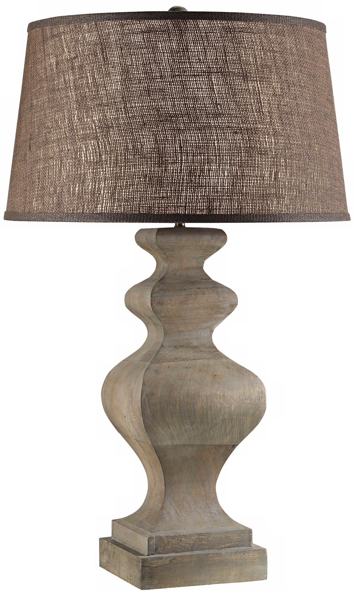Currey and Company Petrus Wood Table Lamp