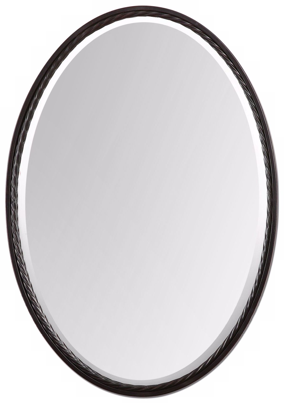 Uttermost Casalina 32" High Oil-Rubbed Bronze Wall Mirror