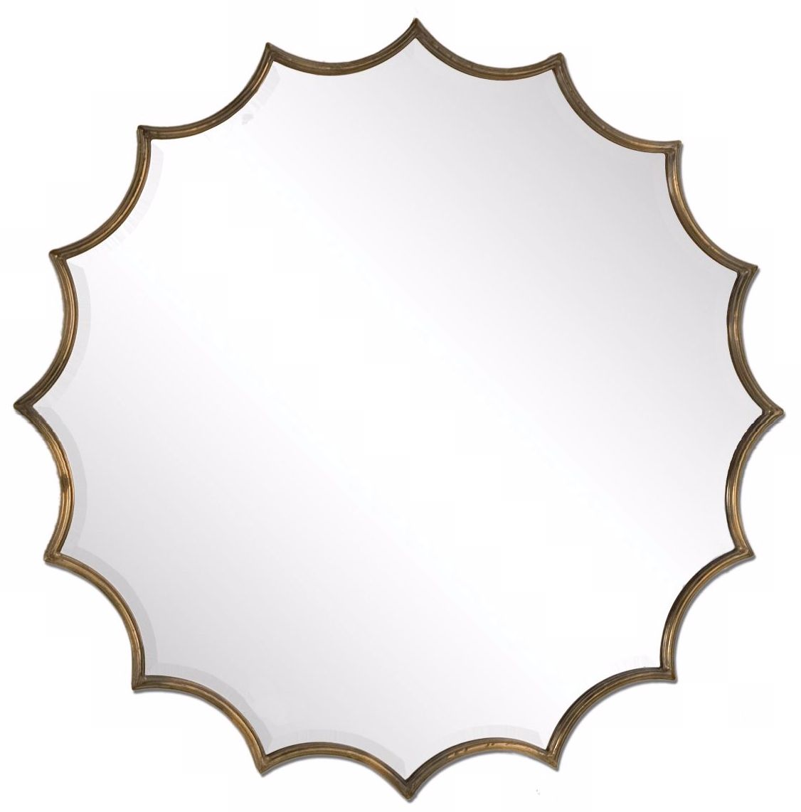 Uttermost San Mariano 34" High Oxidized Copper Wall Mirror