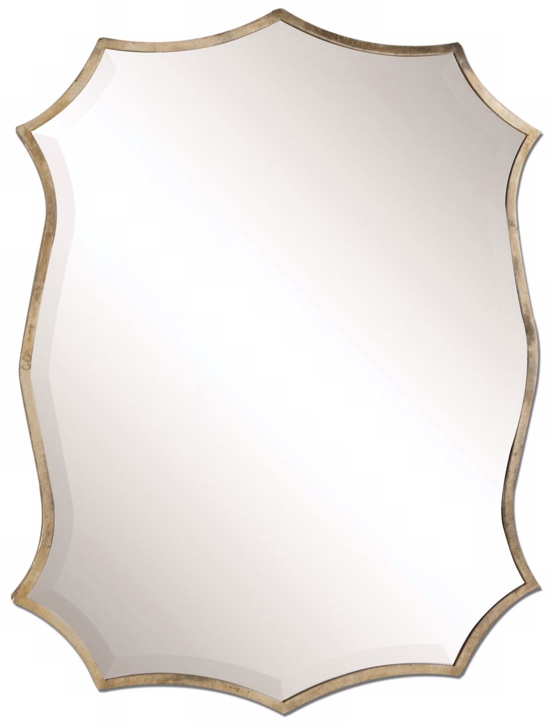 Uttermost Migiana 30" High Oxidized Nickel Wall Mirror