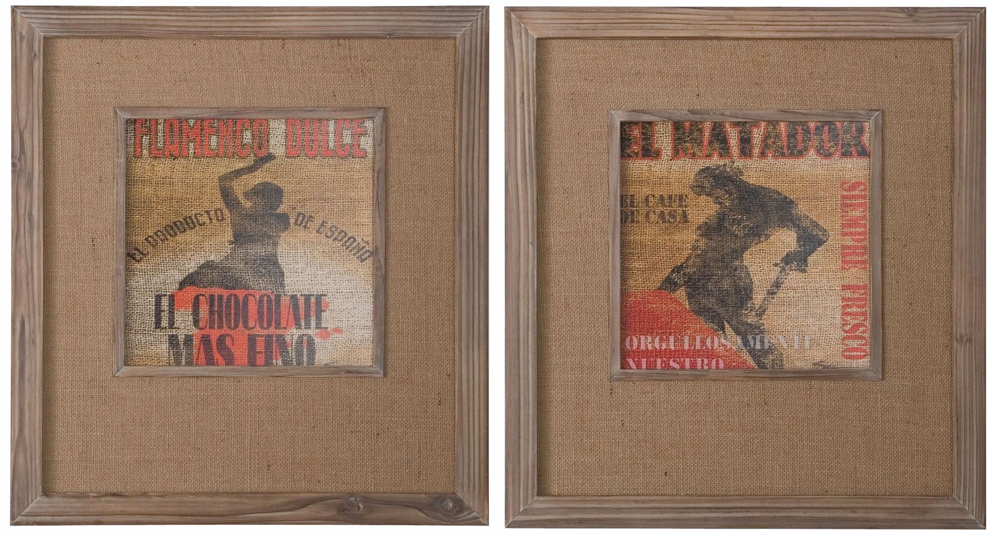 Uttermost Set of 2 Matador/Flamenco 24"H Wall Art Prints