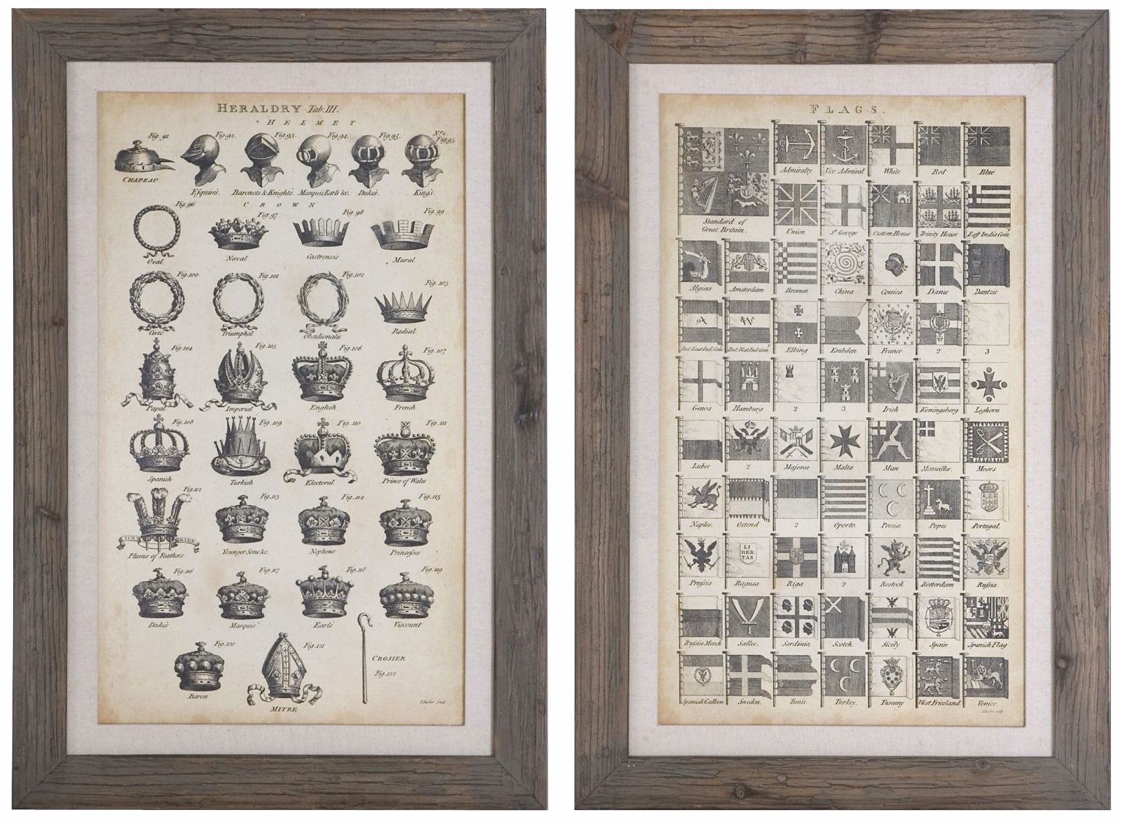 Uttermost Set of 2 Encyclopediae 30" High Wall Art Prints