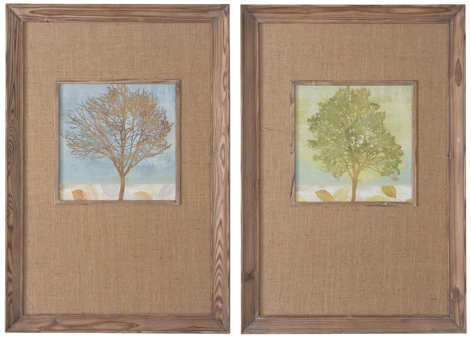 Uttermost Set of 2 Tree Seasons 31" High Wall Art Prints
