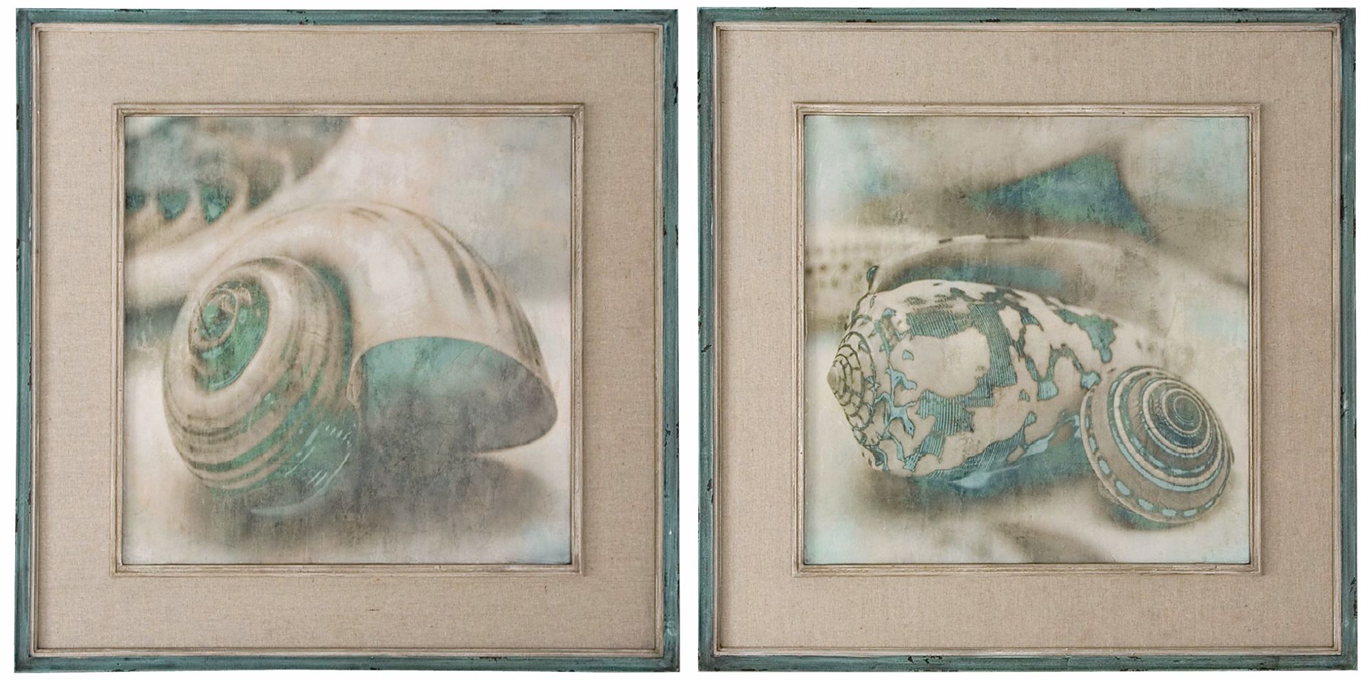 Uttermost Set of 2 Coastal Gems 28"H Wall Art Prints